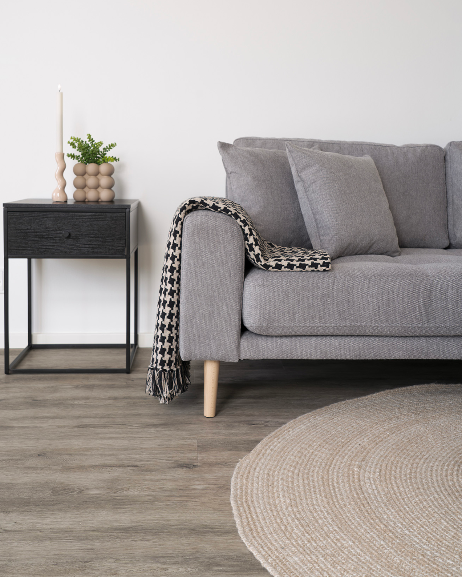 Plaid in cotone Side