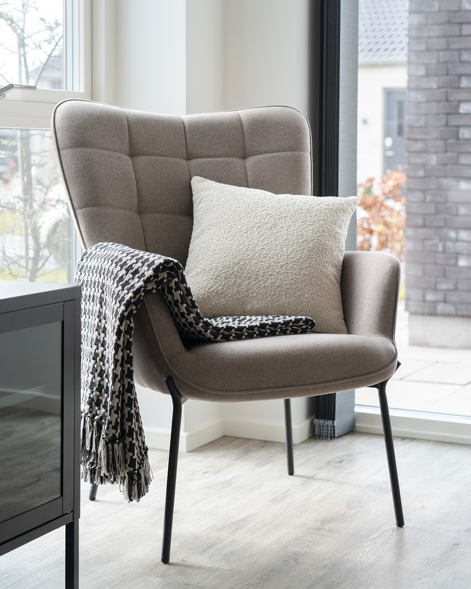 Plaid in cotone Side