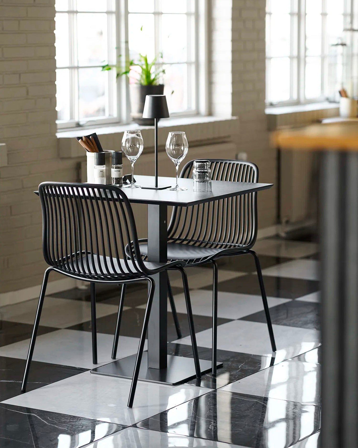 Set 2 sedie da esterno in polipropilene Branson