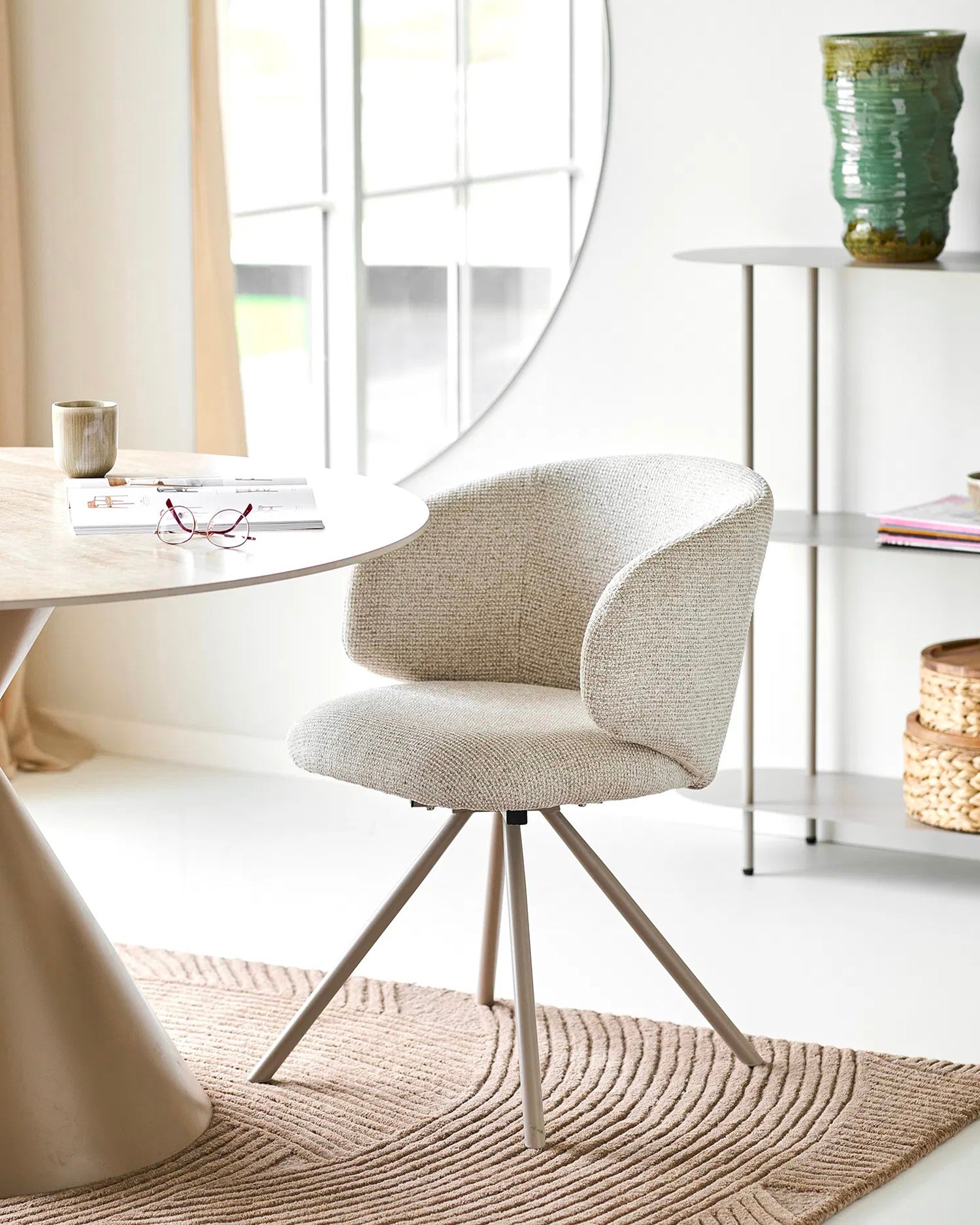 Set 2 sedie da pranzo imbottite Fulham