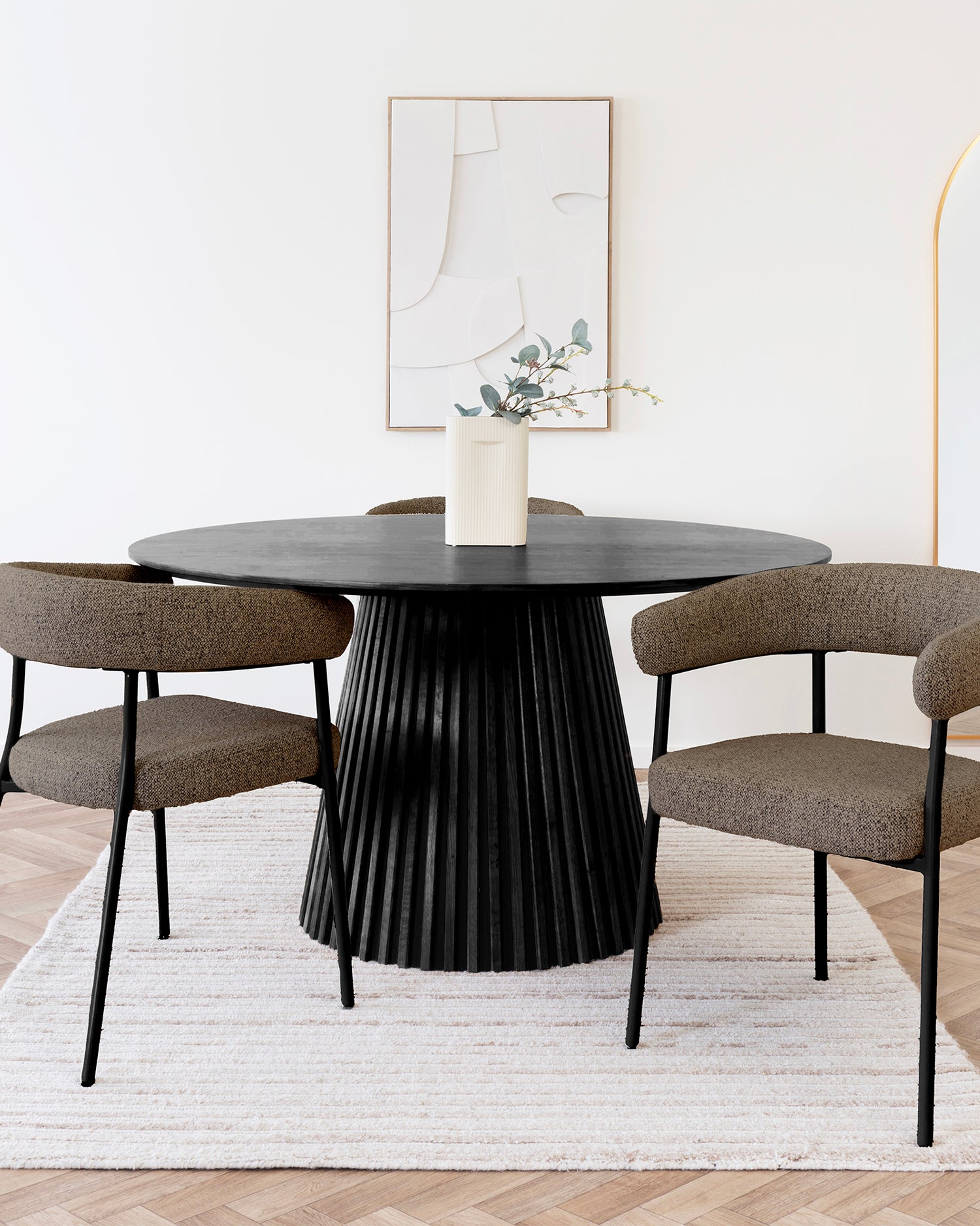 Set 2 sedie da pranzo imbottite Trivio