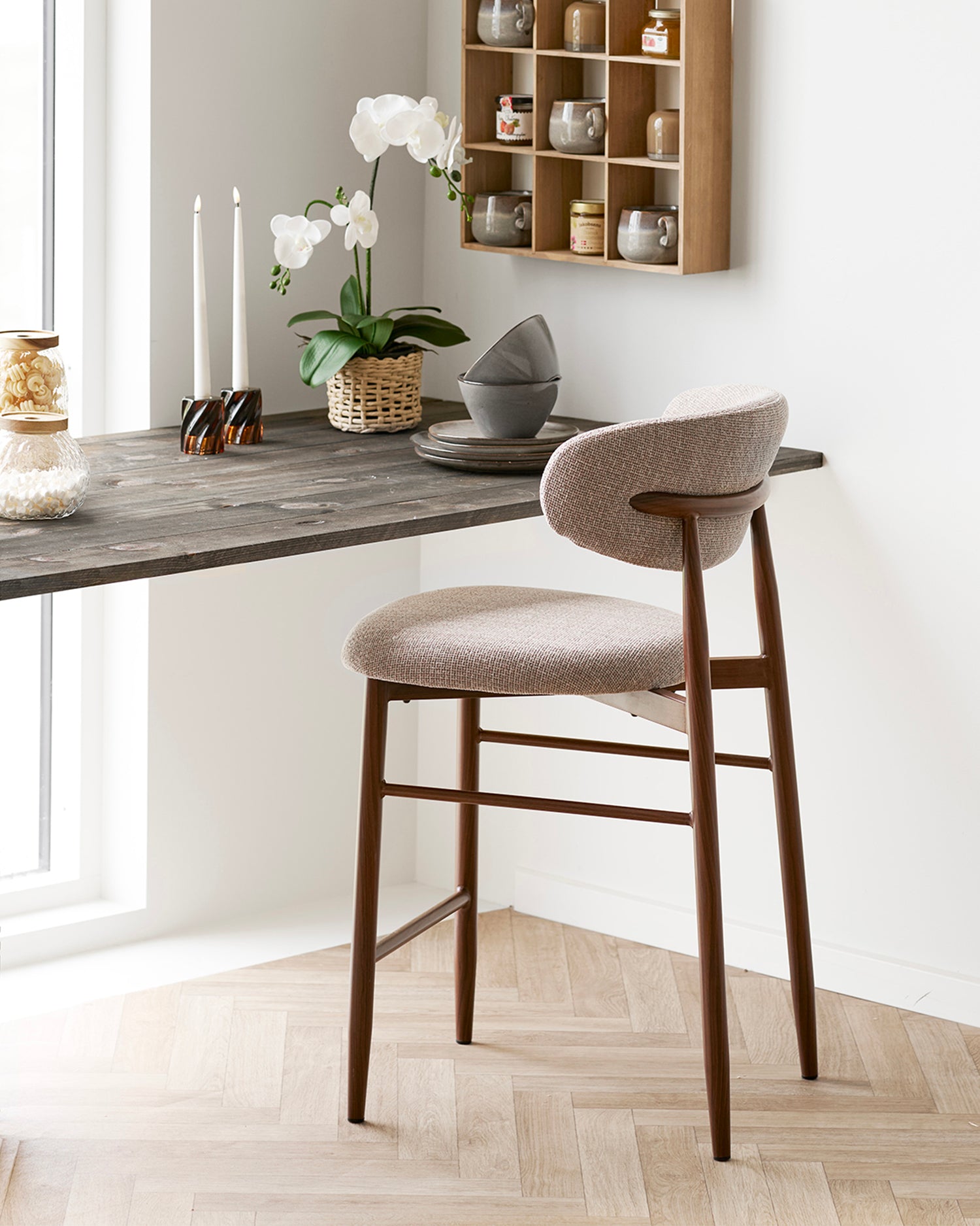 Set 2 sgabelli da cucina imbottiti Levanto