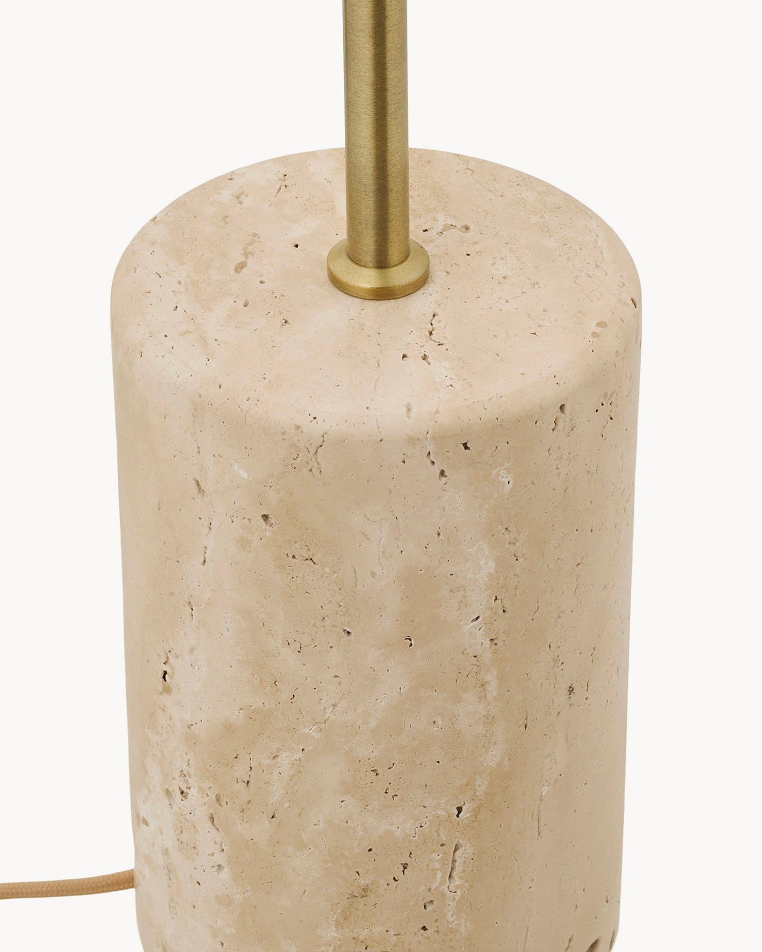 Lampada da terra con base in marmo Sheffield - Marmo/Metallo