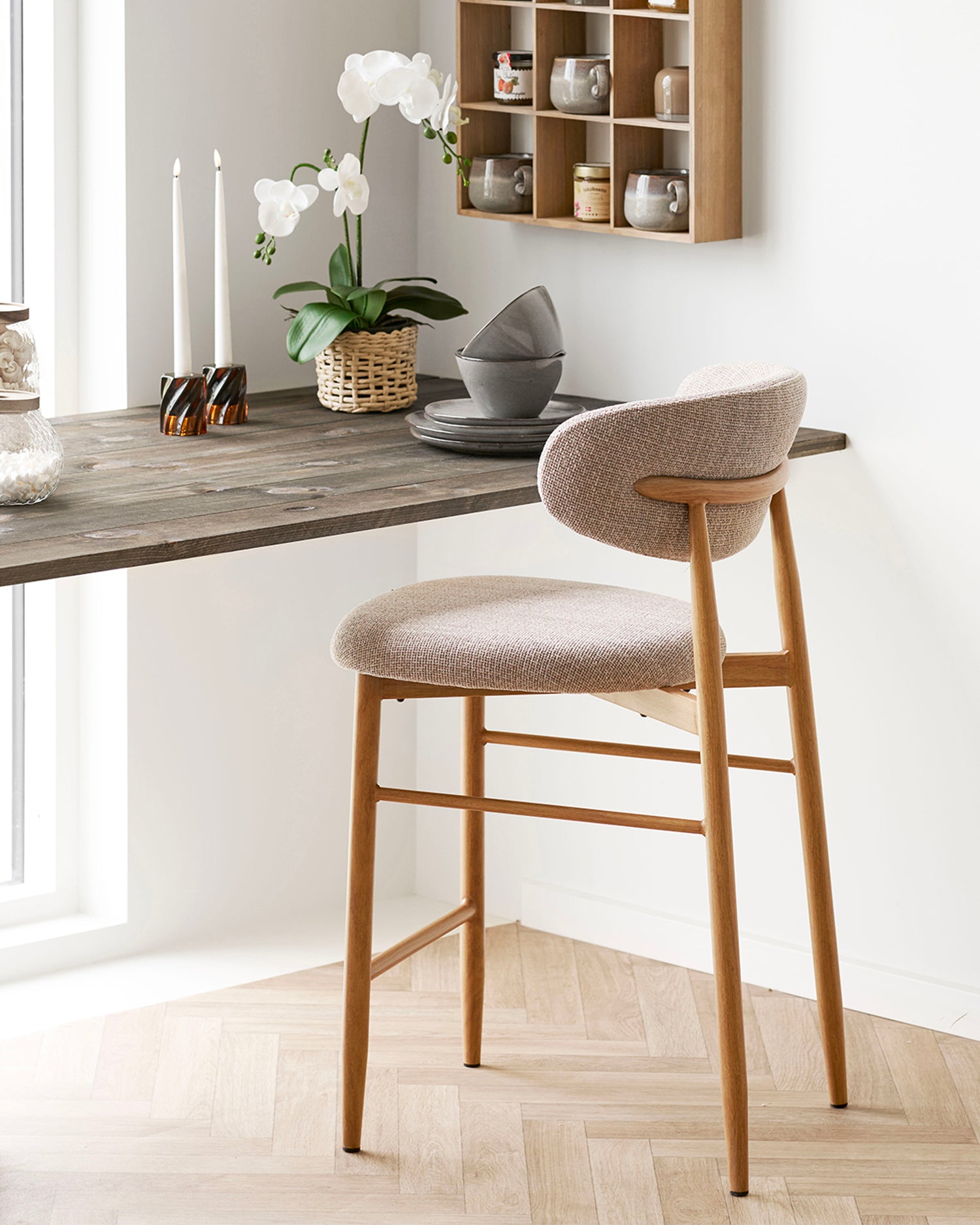 Set 2 sgabelli da cucina imbottiti Levanto