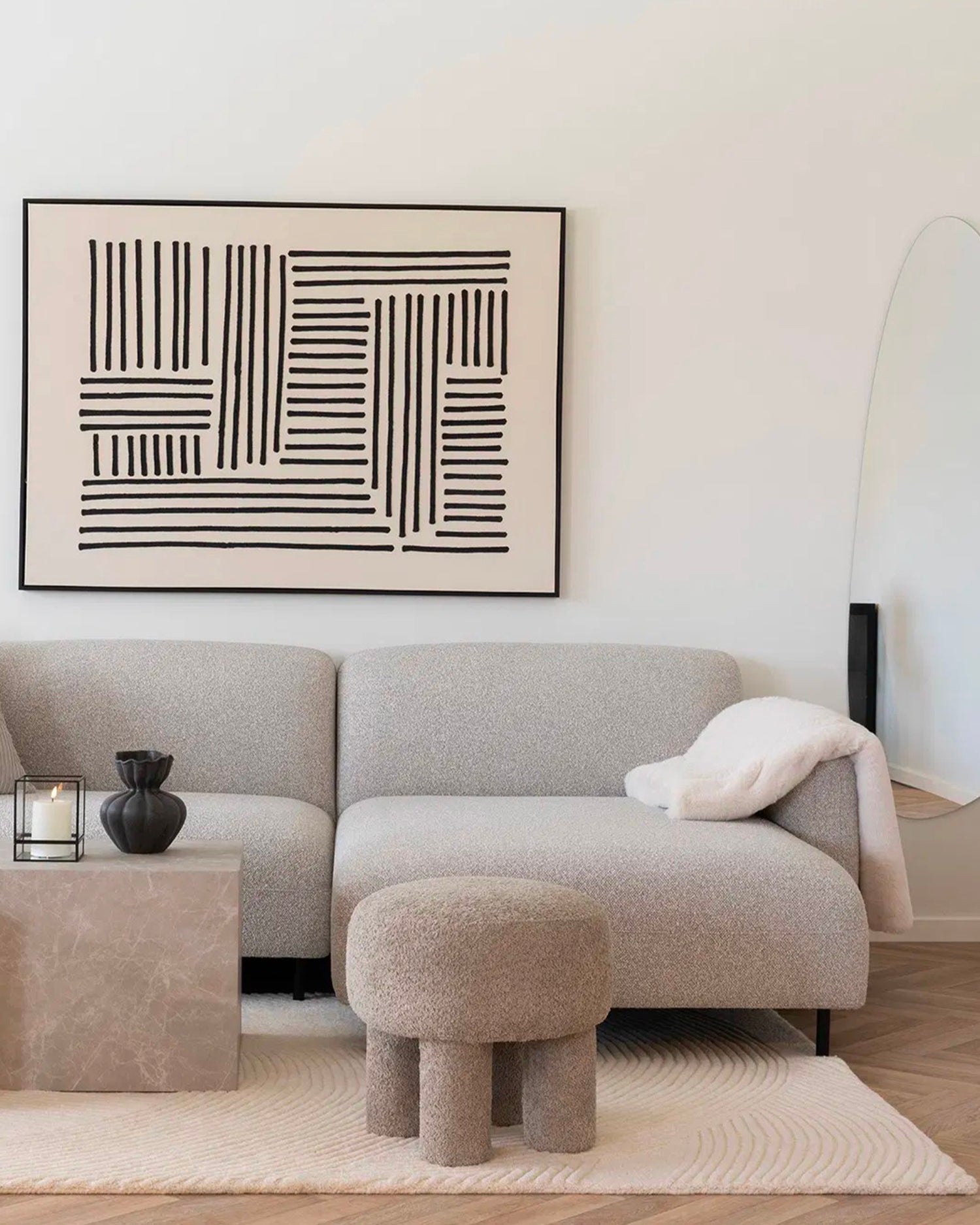 Tappeto in lana realizzato a mano Pune