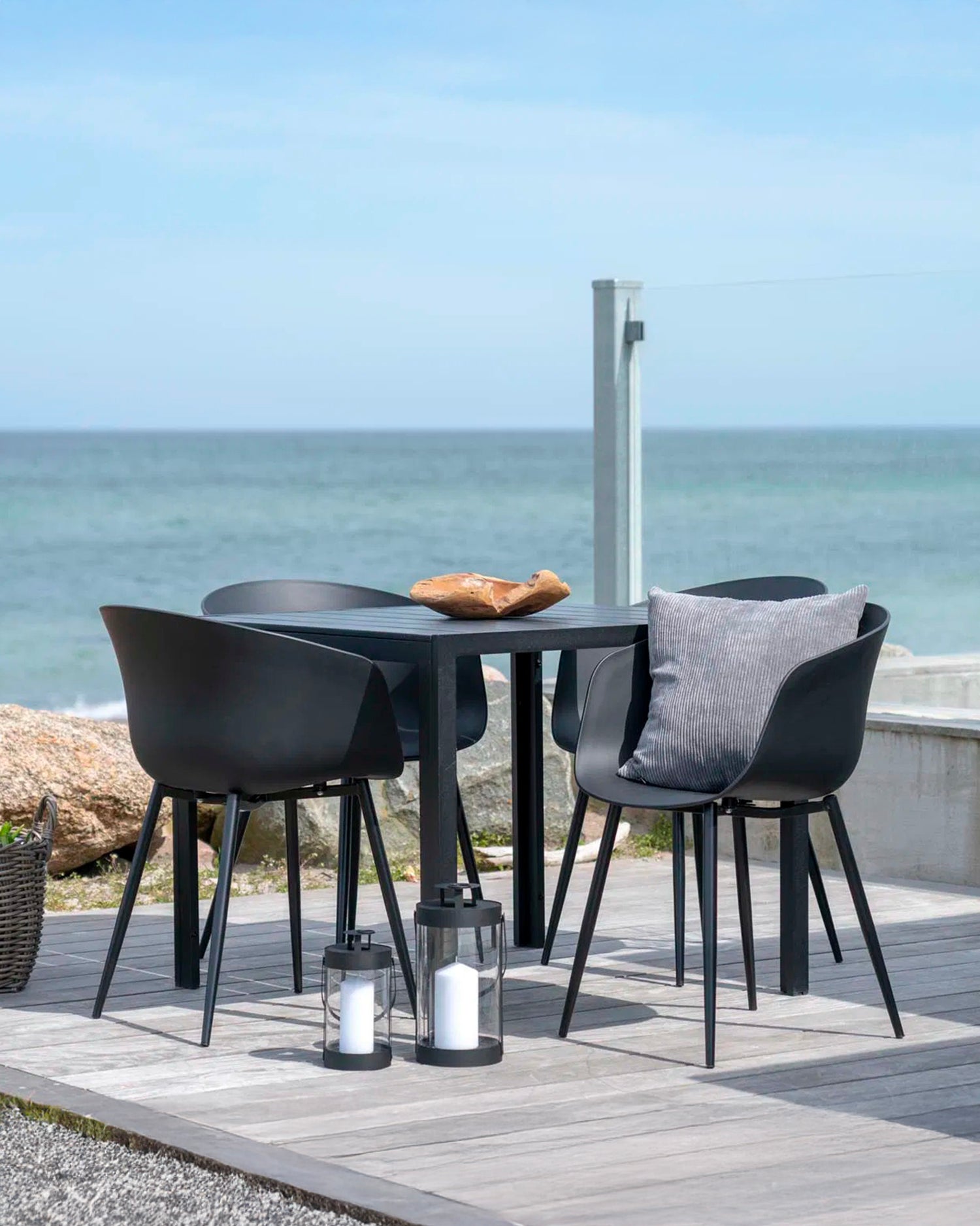 Set 2 sedie da esterno in polipropilene Roda