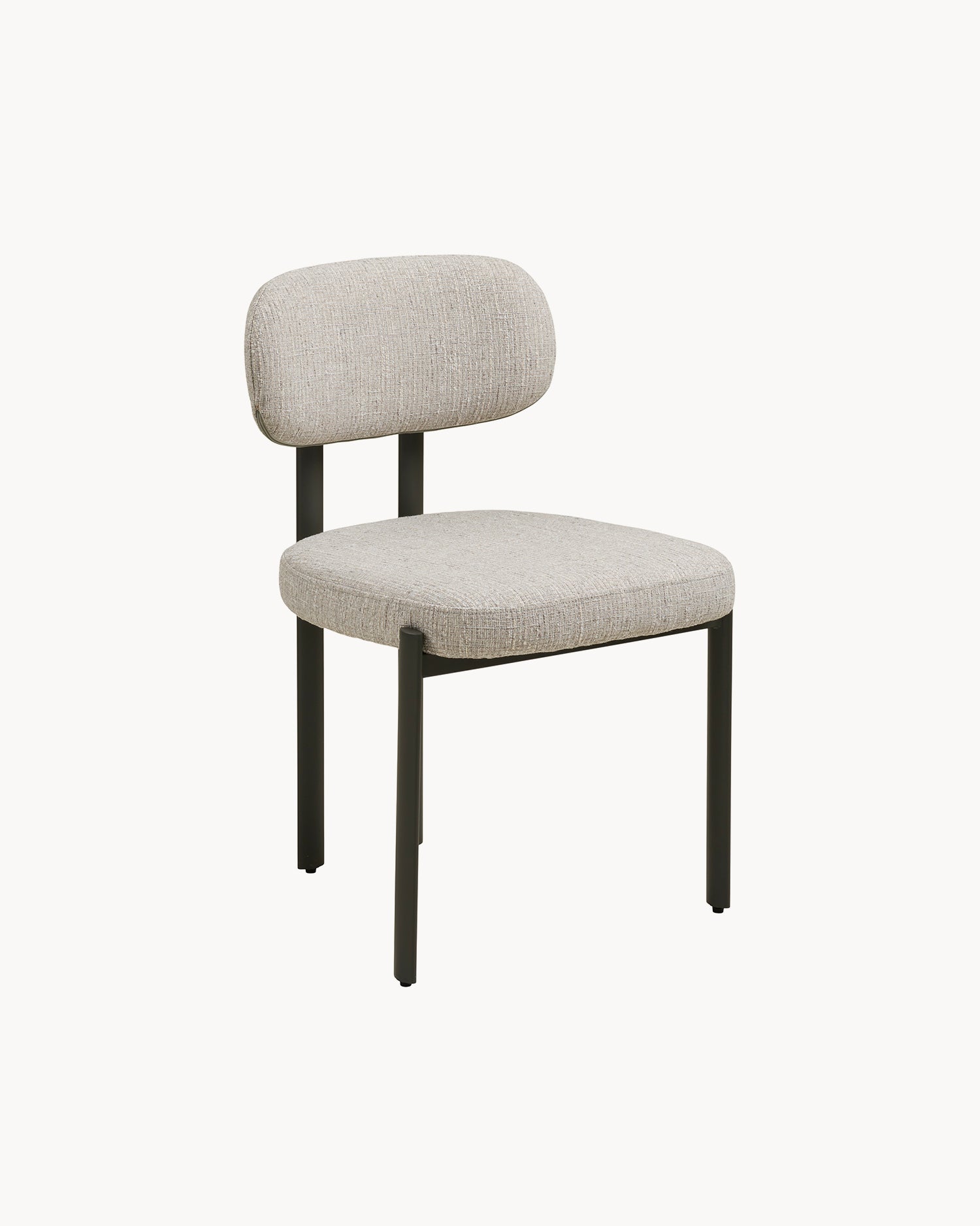 Set 2 sedie da pranzo in tessuto Royan