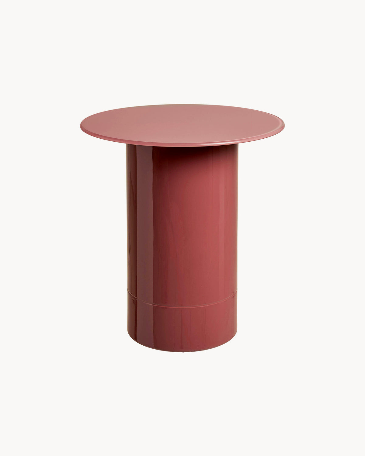 Tavolino in vetro rosa Florens