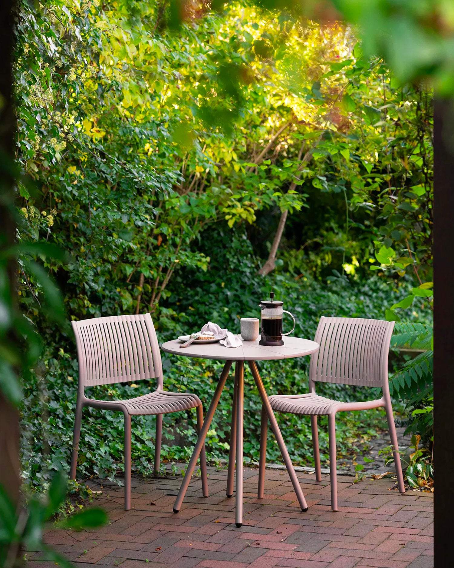 Set 2 sedie da esterno in polipropilene Manzano