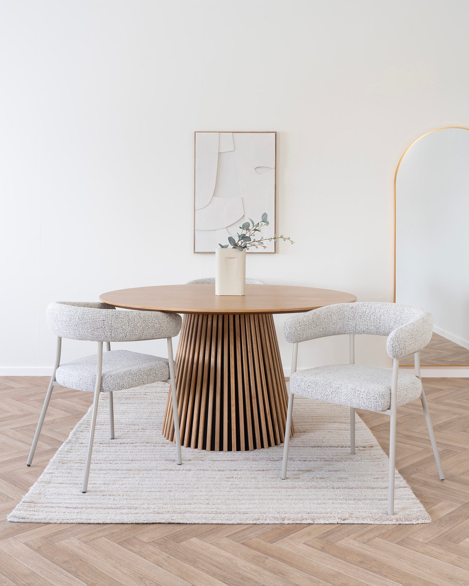 Set 2 sedie da pranzo imbottite Trivio