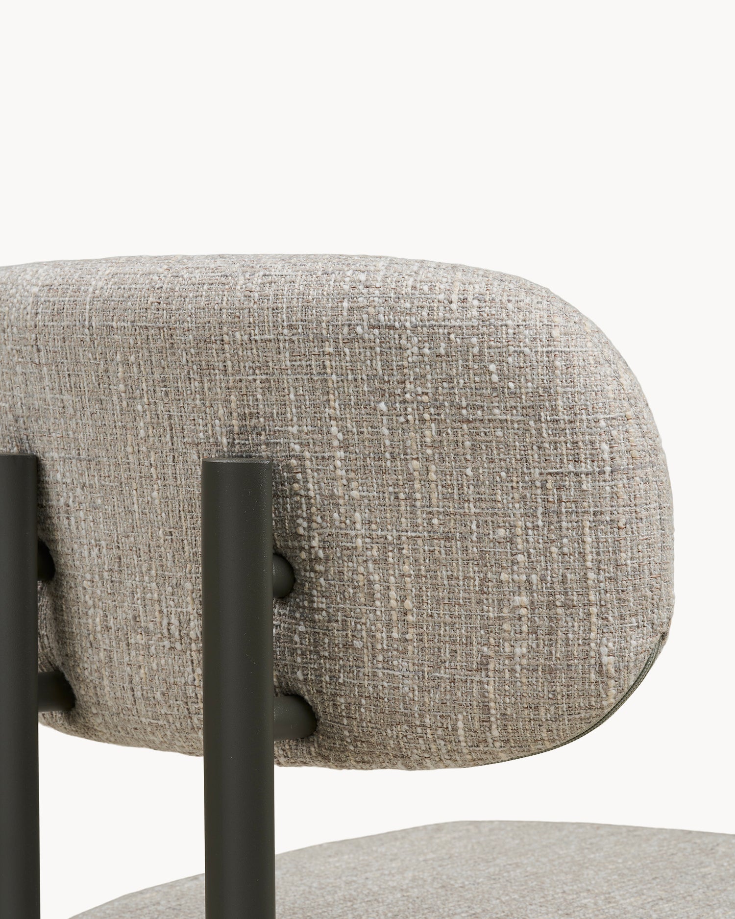 Set 2 sedie da pranzo in tessuto Royan