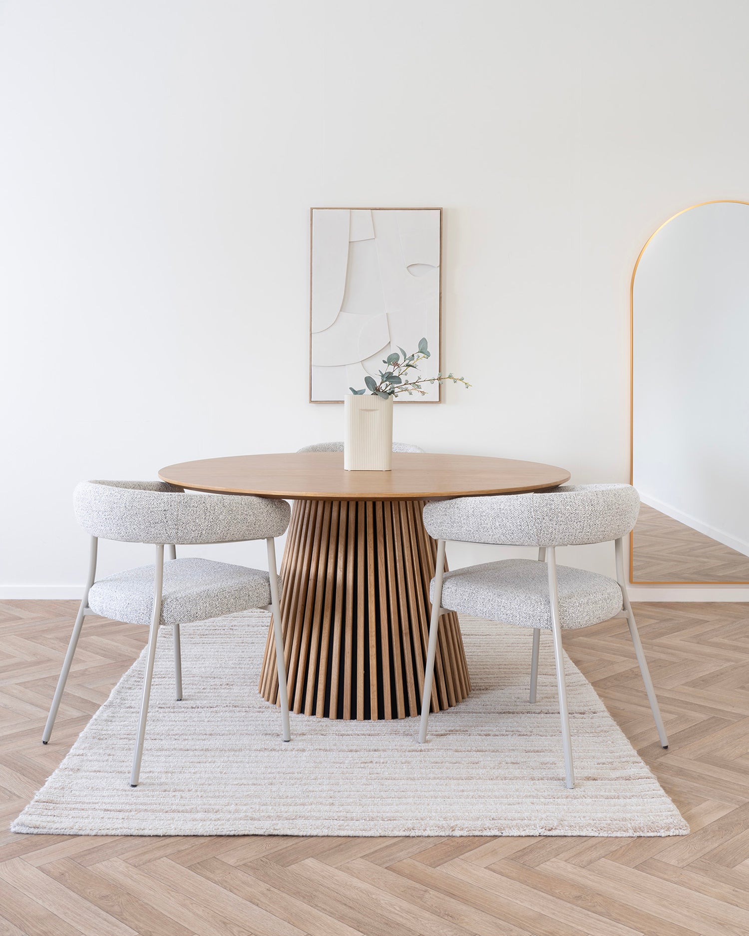 Set 2 sedie da pranzo imbottite Trivio