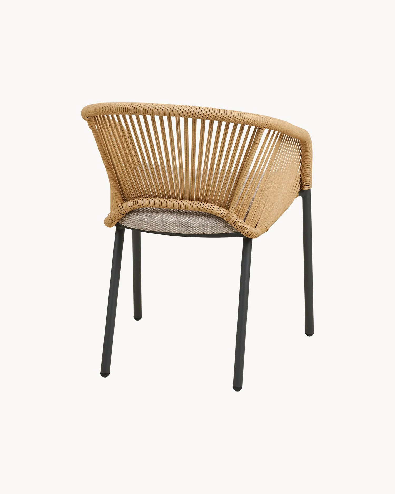 Set 2 sedie da esterno con cuscino Novella