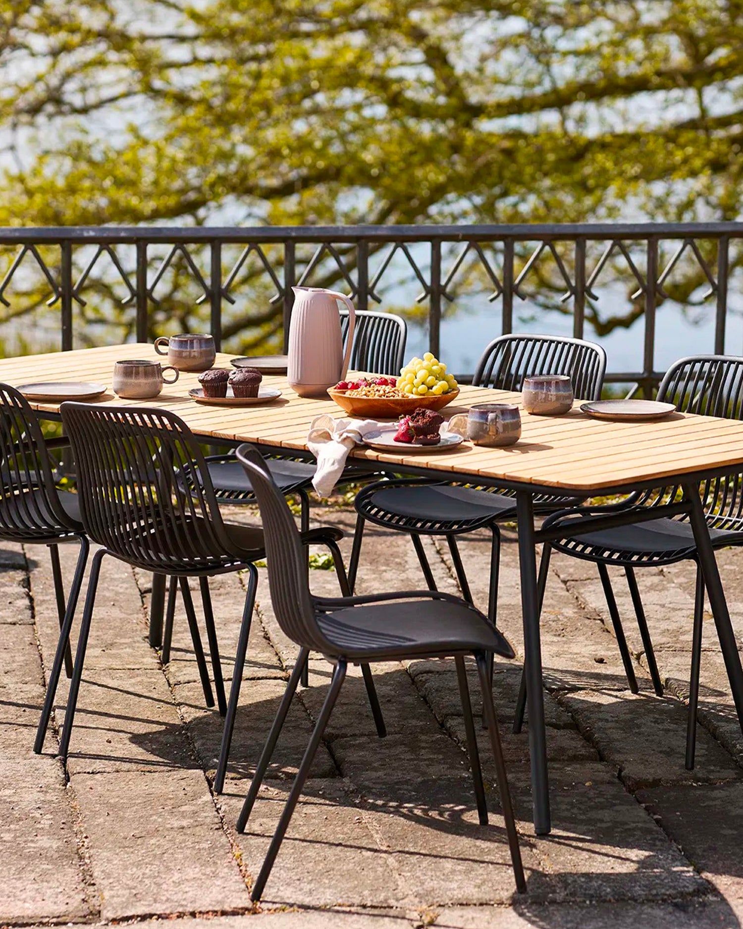 Set 2 sedie da esterno in polipropilene Branson