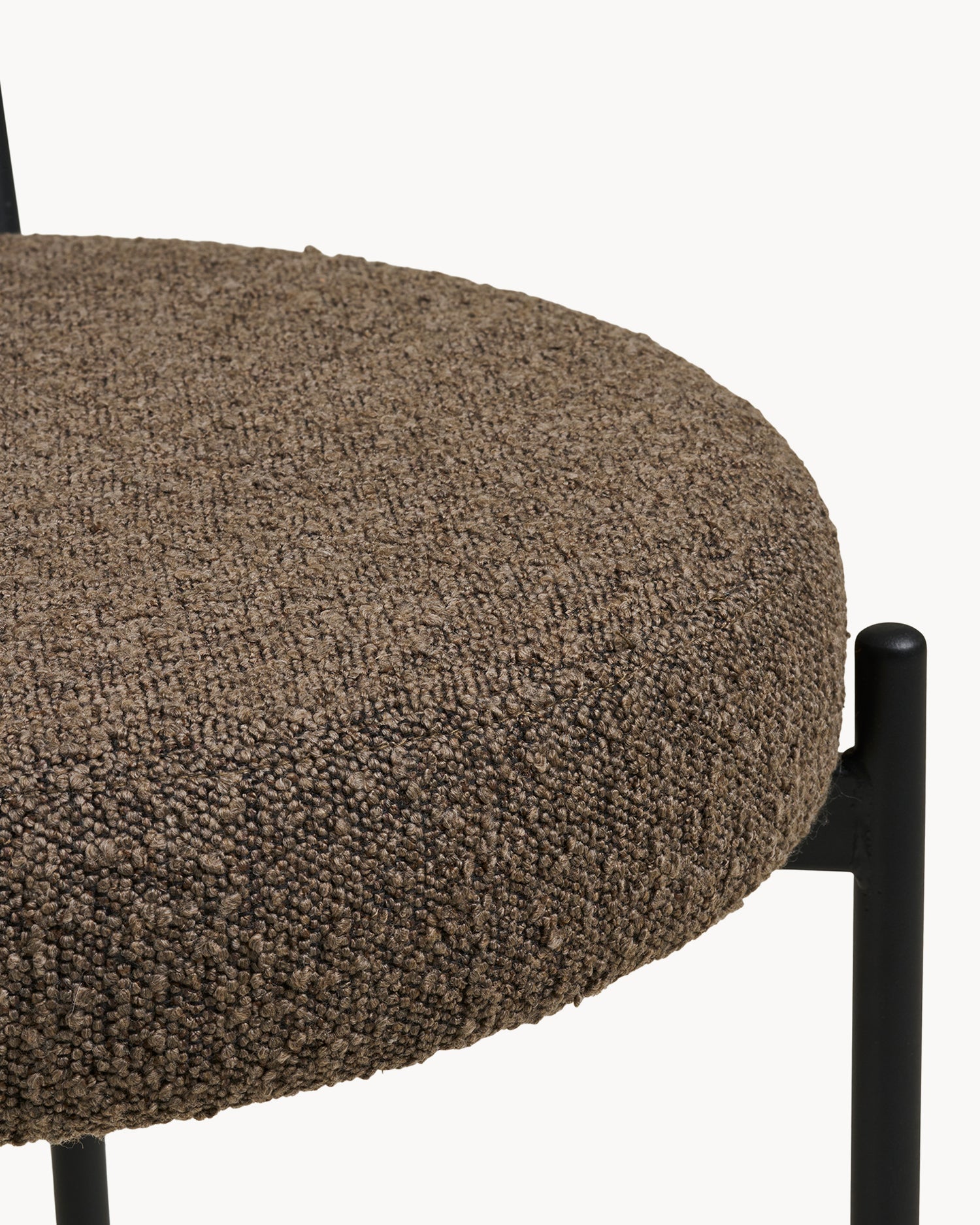 Set 2 sedie da pranzo in bouclè Badalona