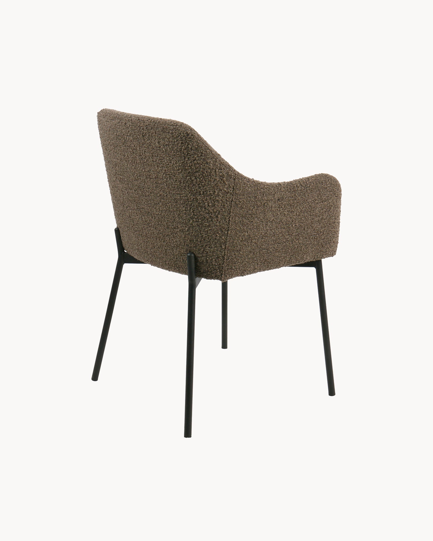 Set 2 sedie da pranzo in bouclé Melilla