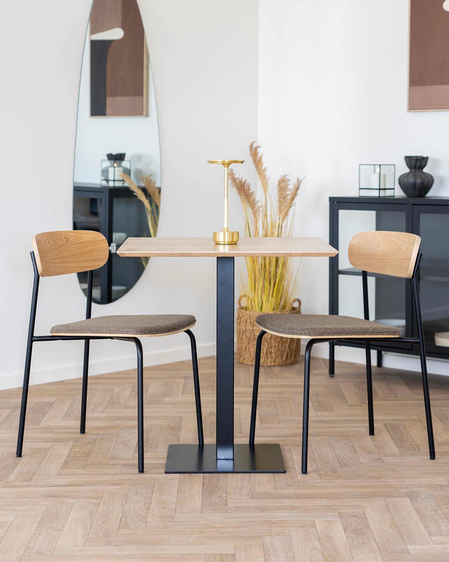 Set 2 sedie da pranzo in frassino Estepona