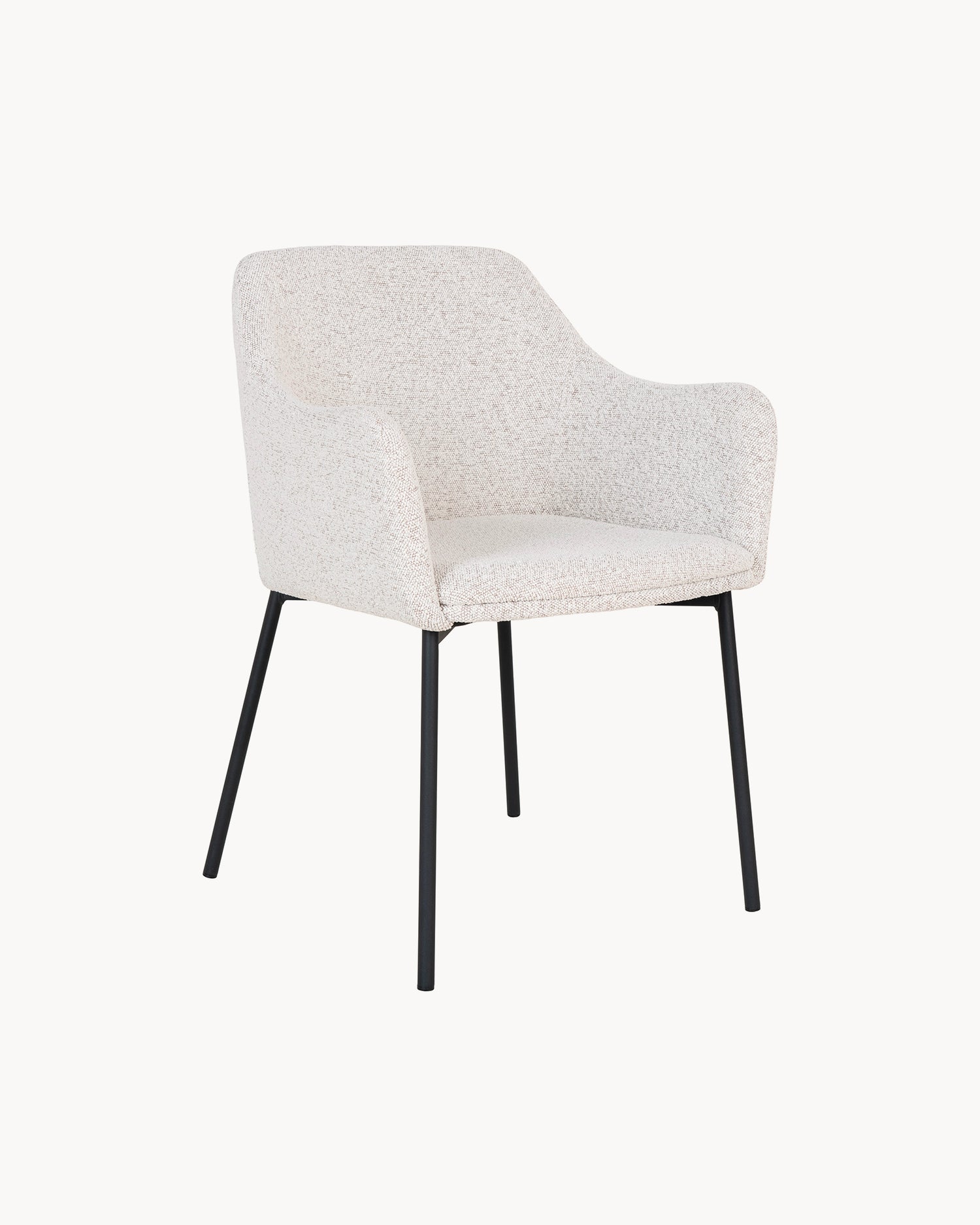 Set 2 sedie da pranzo in bouclé Melilla