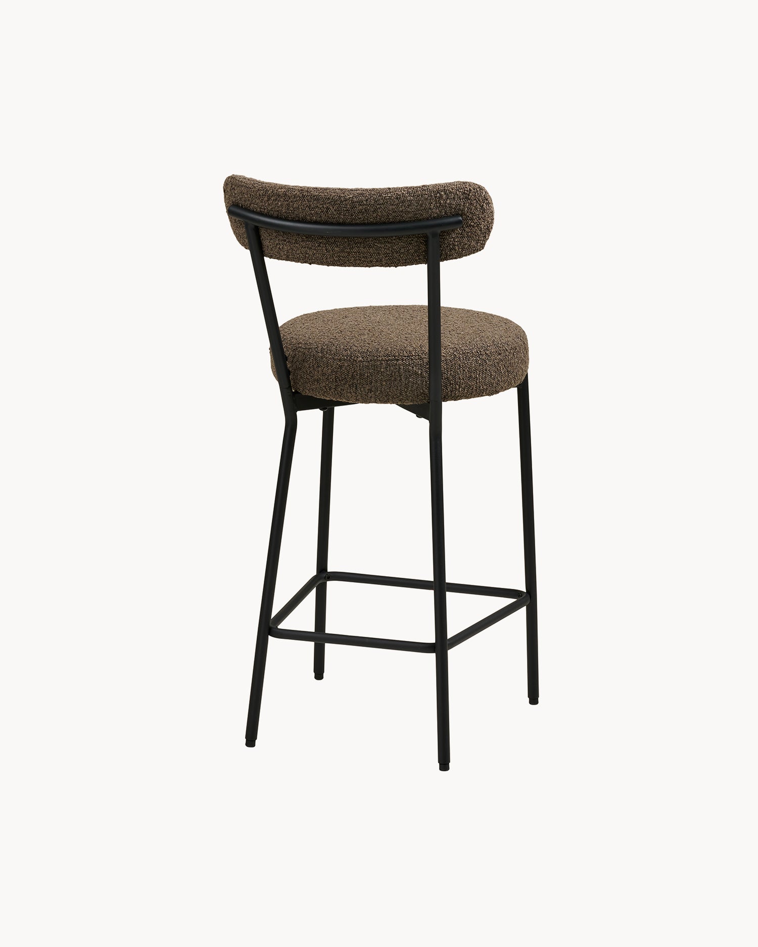 Set 2 sgabelli da cucina in bouclè Badalona