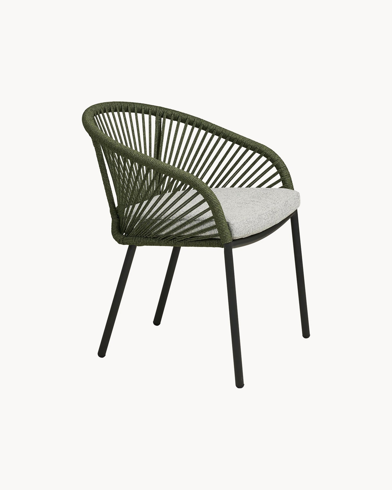 Set 2 sedie da esterno con cuscino Novella