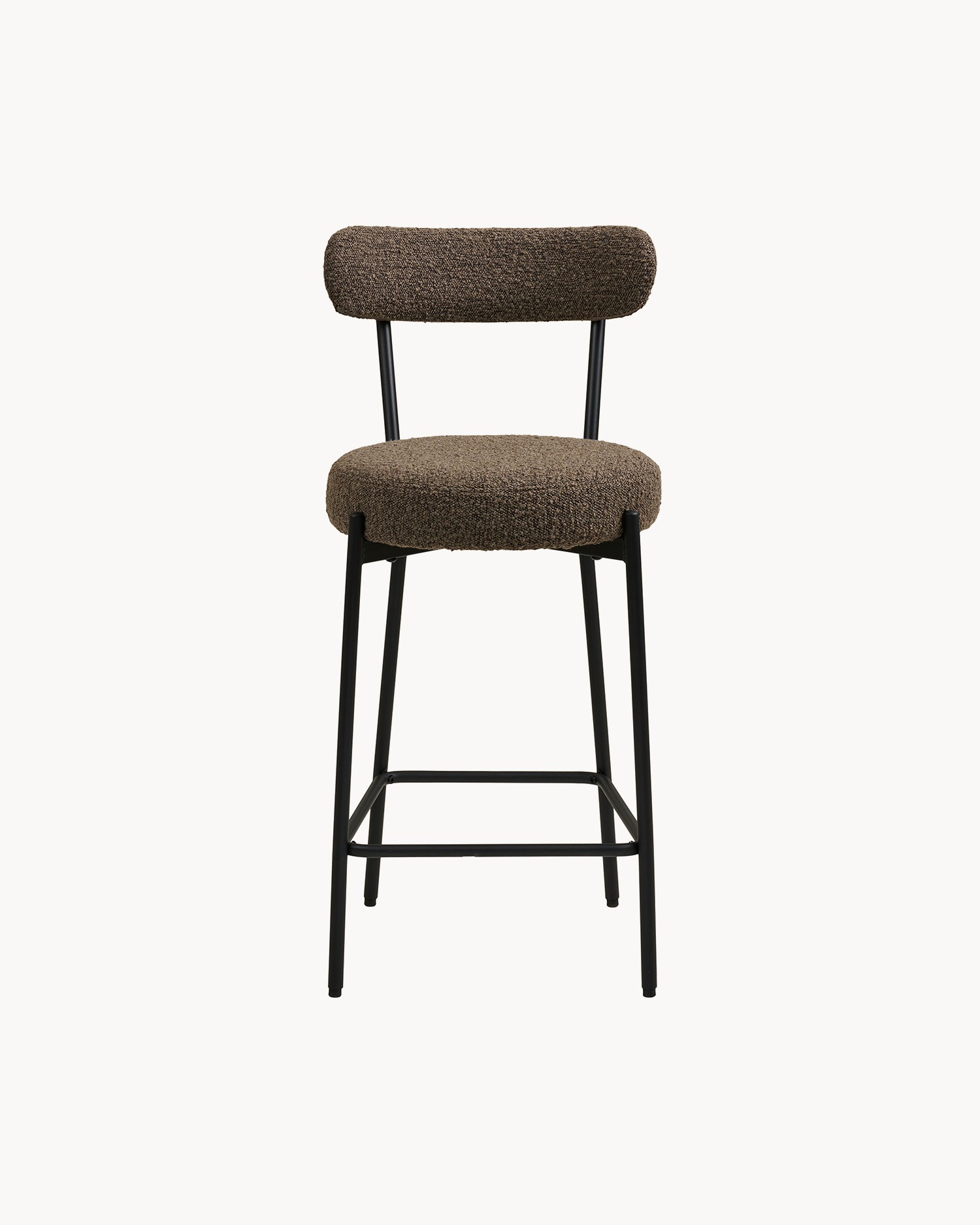 Set 2 sgabelli da cucina in bouclè Badalona