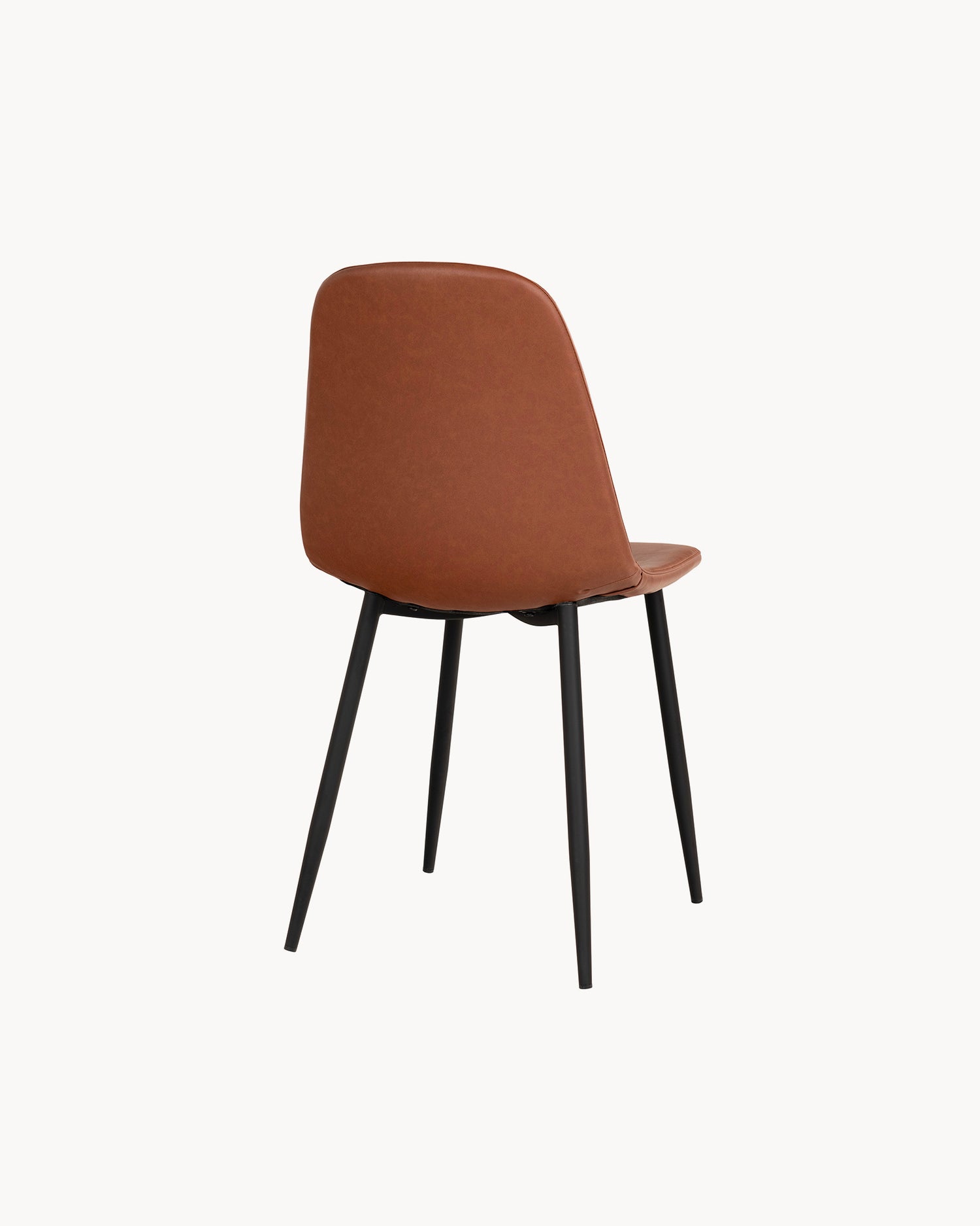 Set 2 sedie da pranzo in ecopelle vintage Stockholm