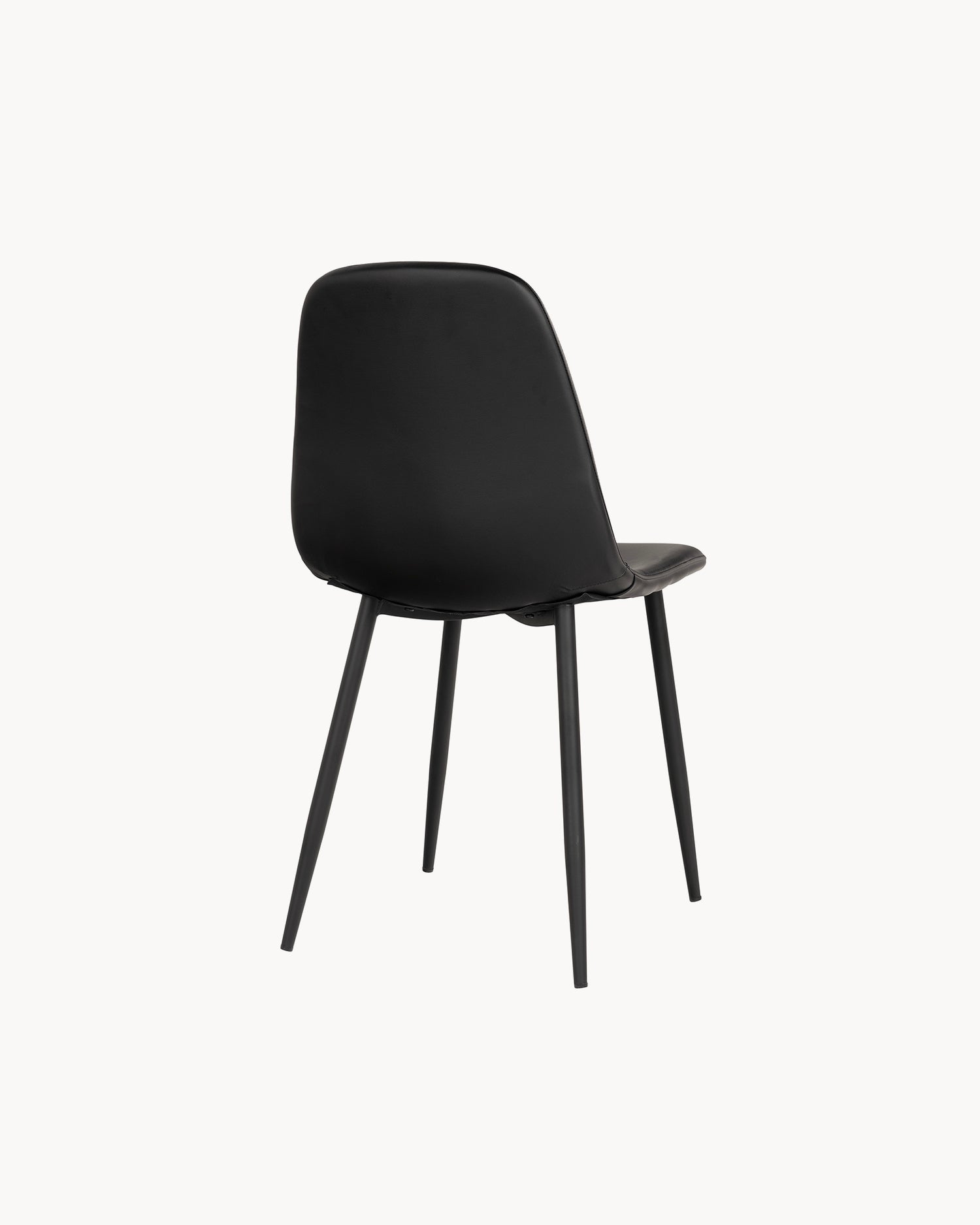 Set 2 sedie da pranzo in ecopelle Stockholm