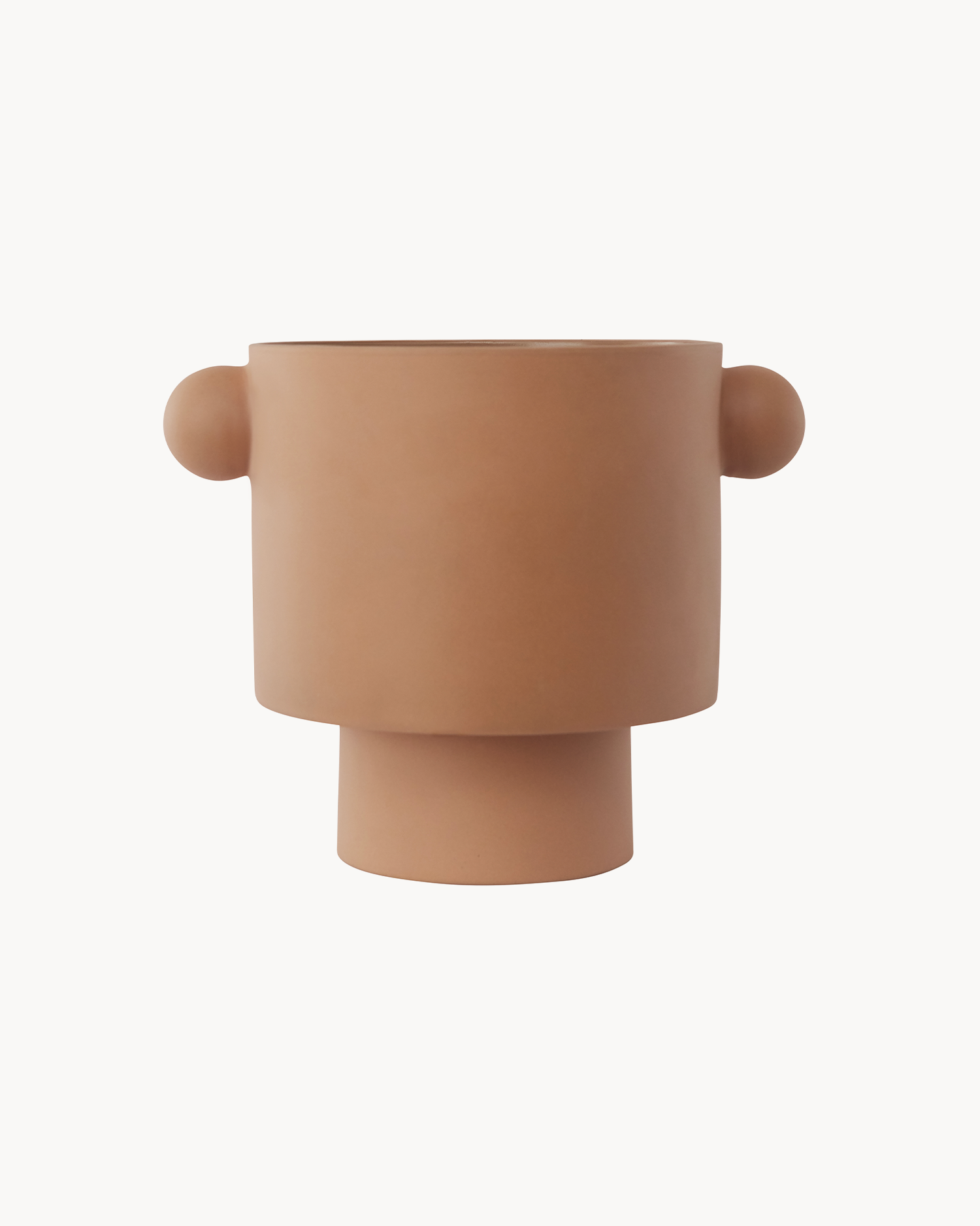 Portavaso in ceramica fatto a mano Inka Kana, terracotta