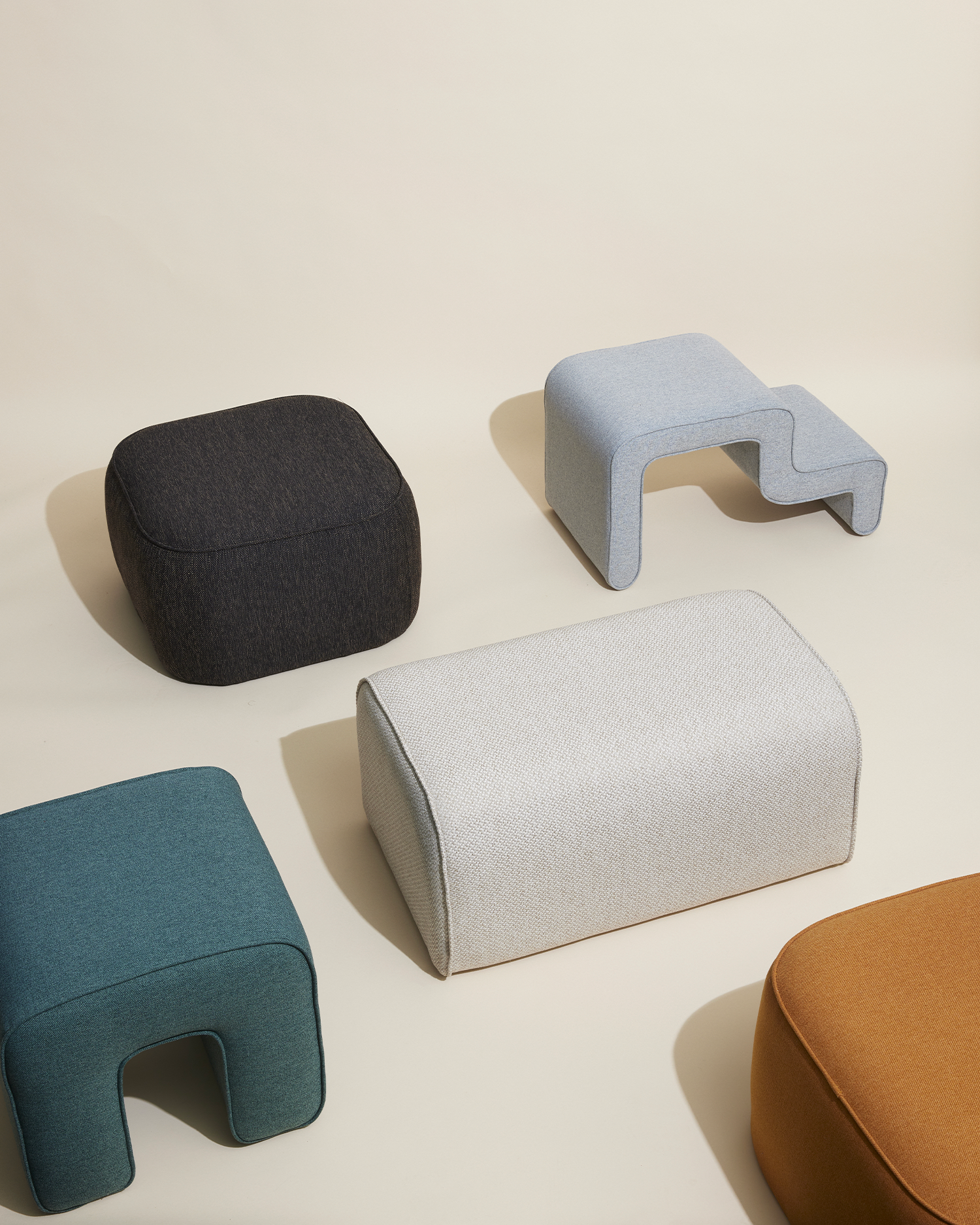 Pouf imbottito Wave