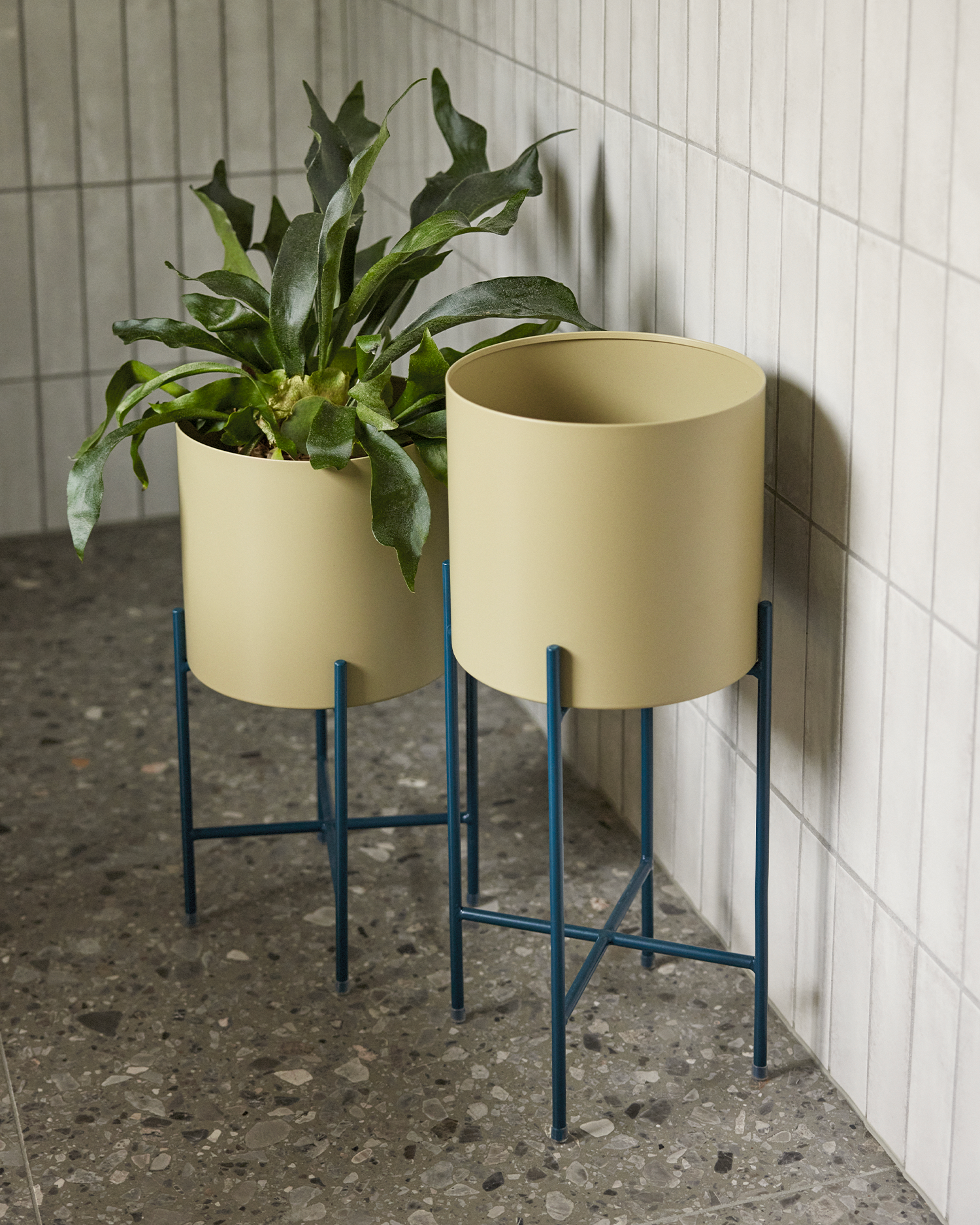 Set 2 portavasi Airy, sabbia