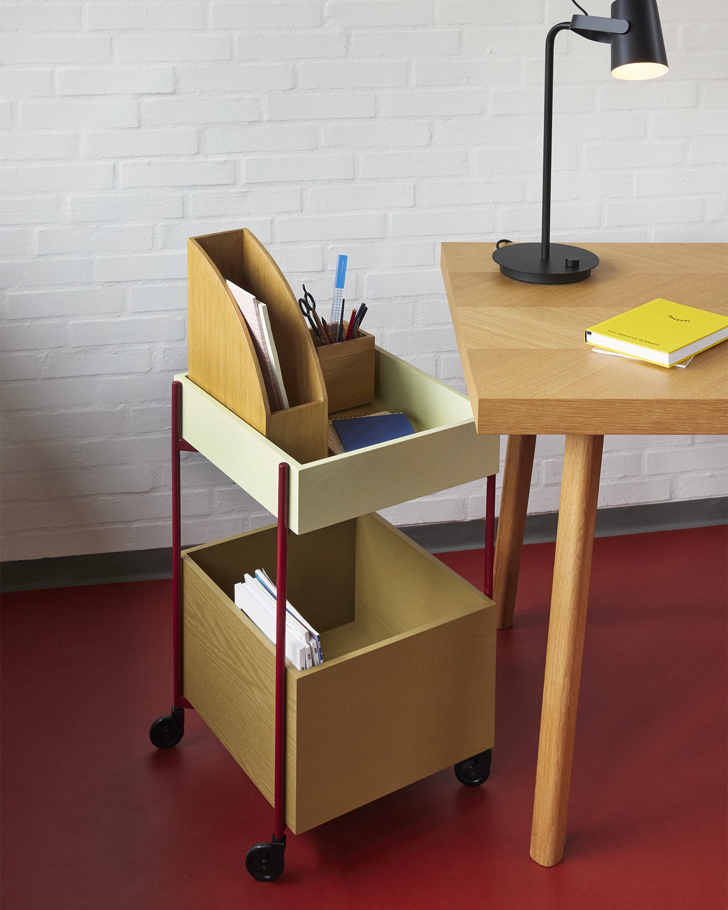 Carrello portaoggetti in legno Fresh