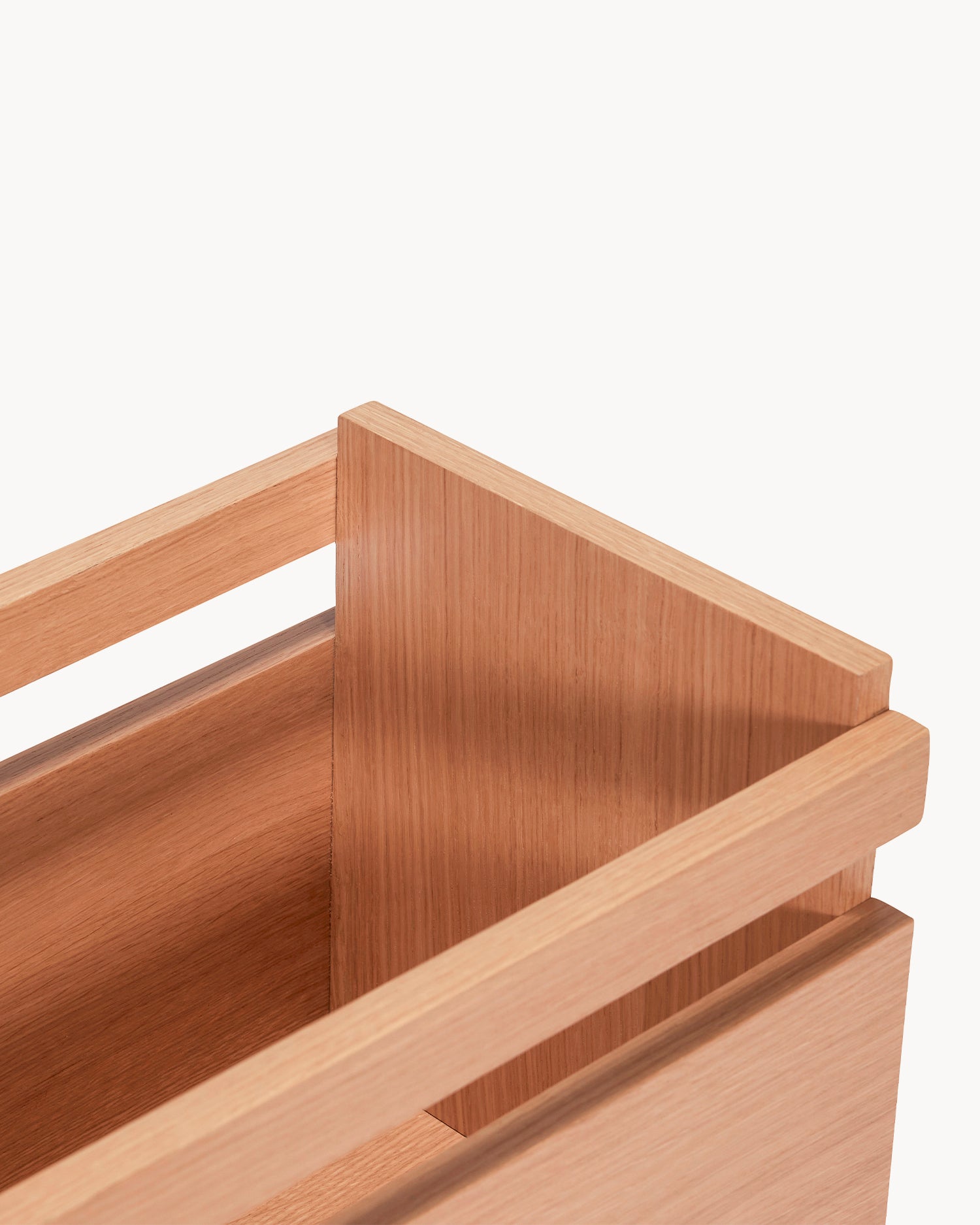 Portavaso in legno di rovere Forma
