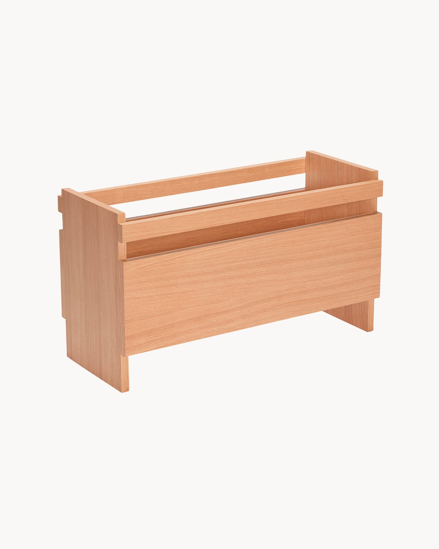Portavaso in legno di rovere Forma
