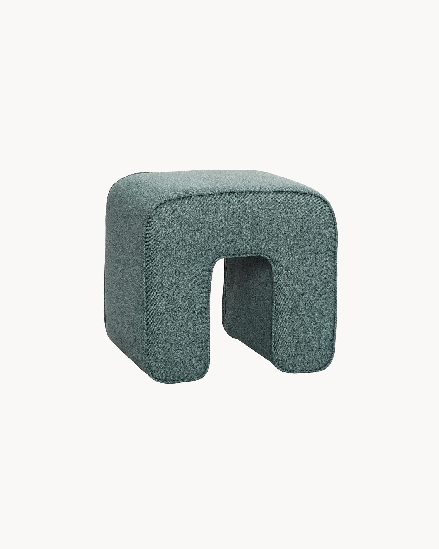 Pouf imbottito Sculpture, verde