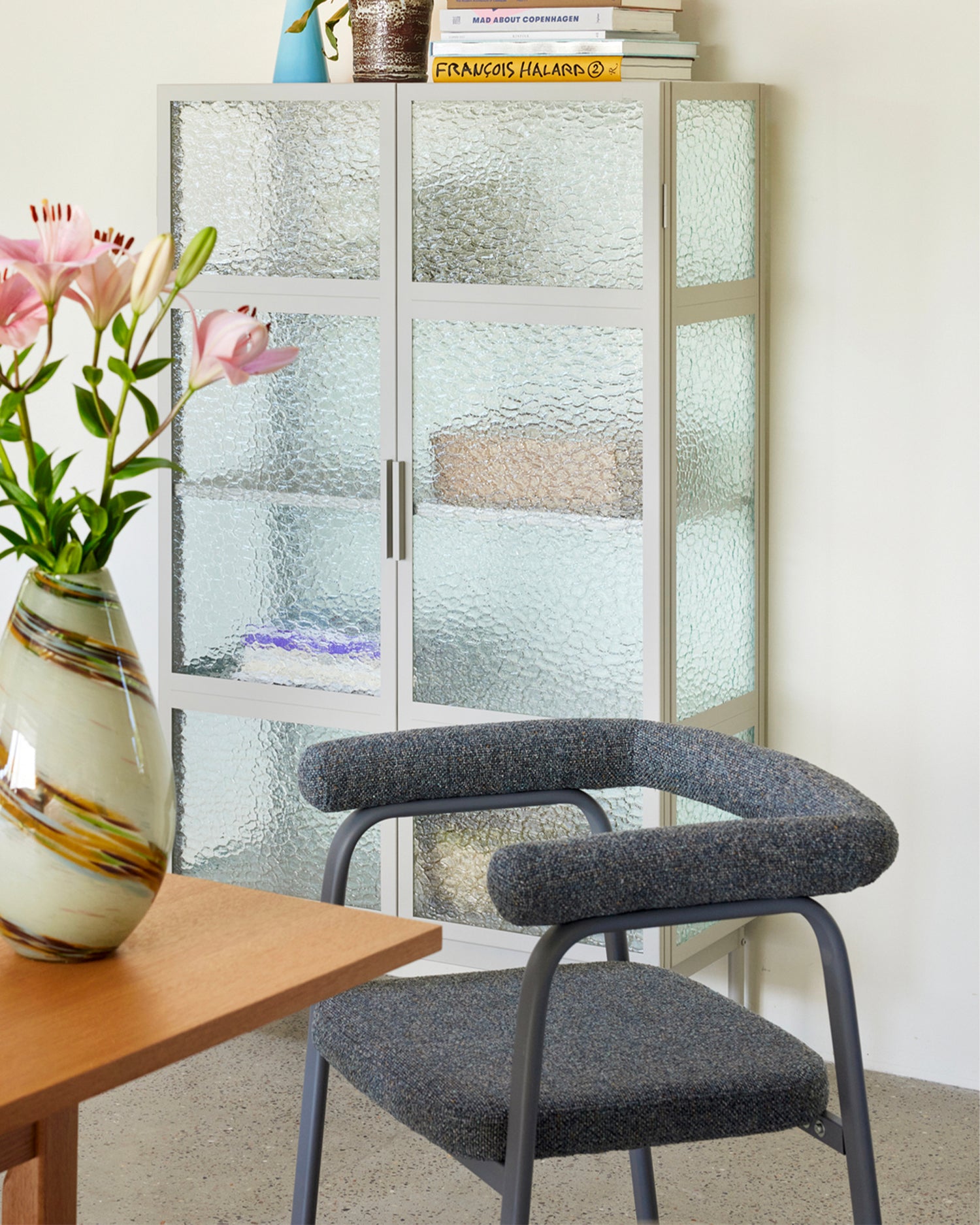 Set 2 sedie da pranzo imbottite Ecto