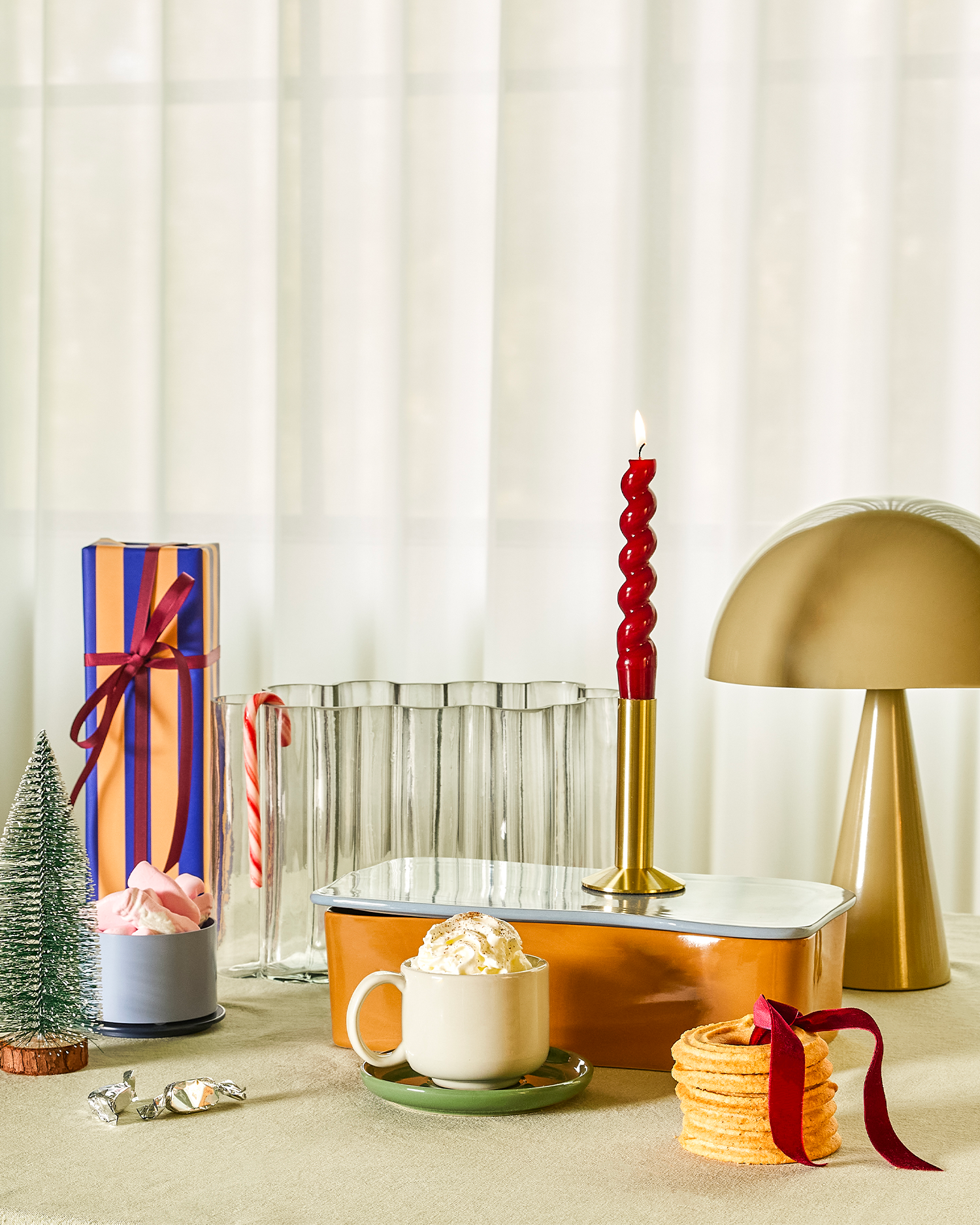 Vaso in vetro Umber, trasparente