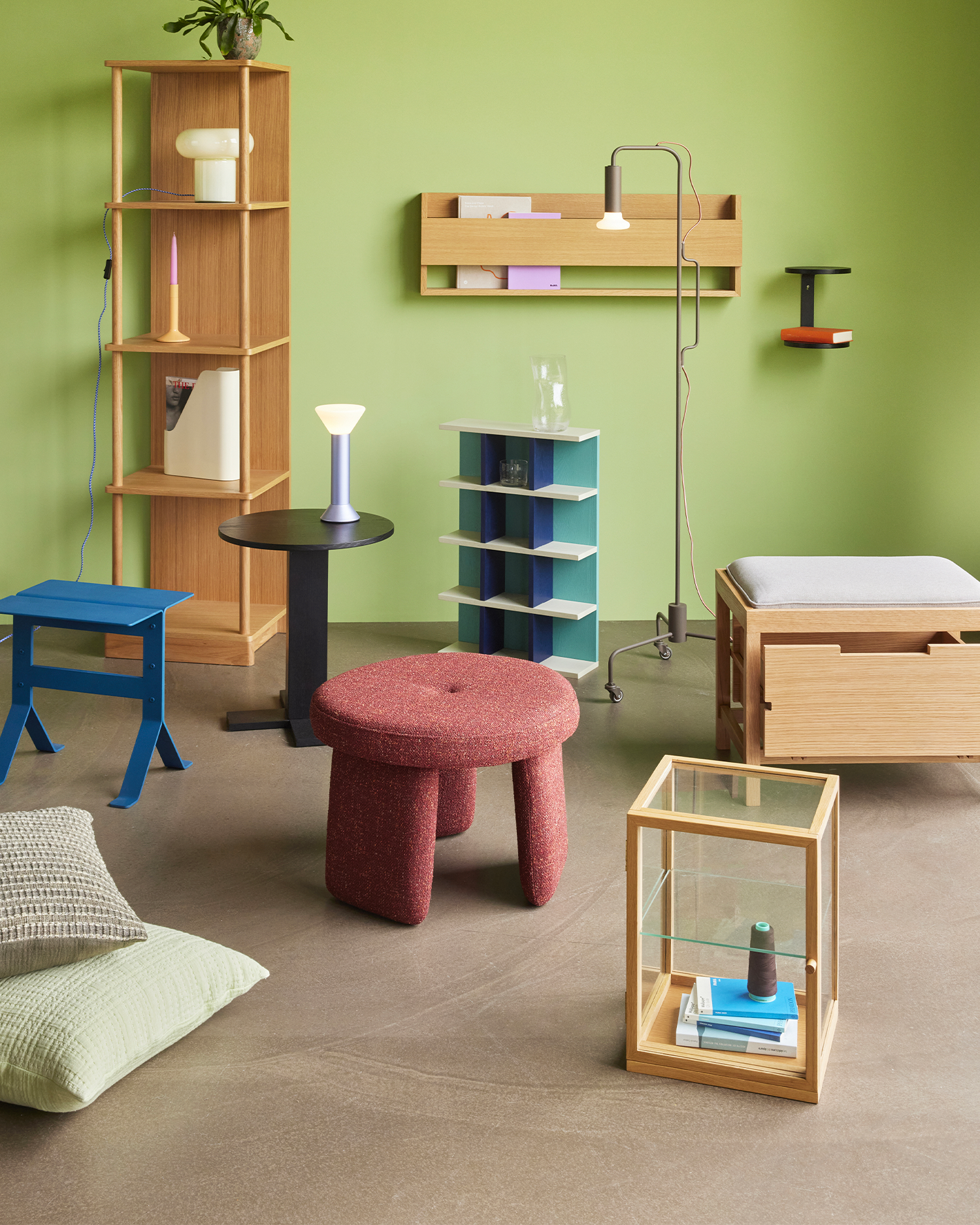 Pouf imbottico Rocco, rosso
