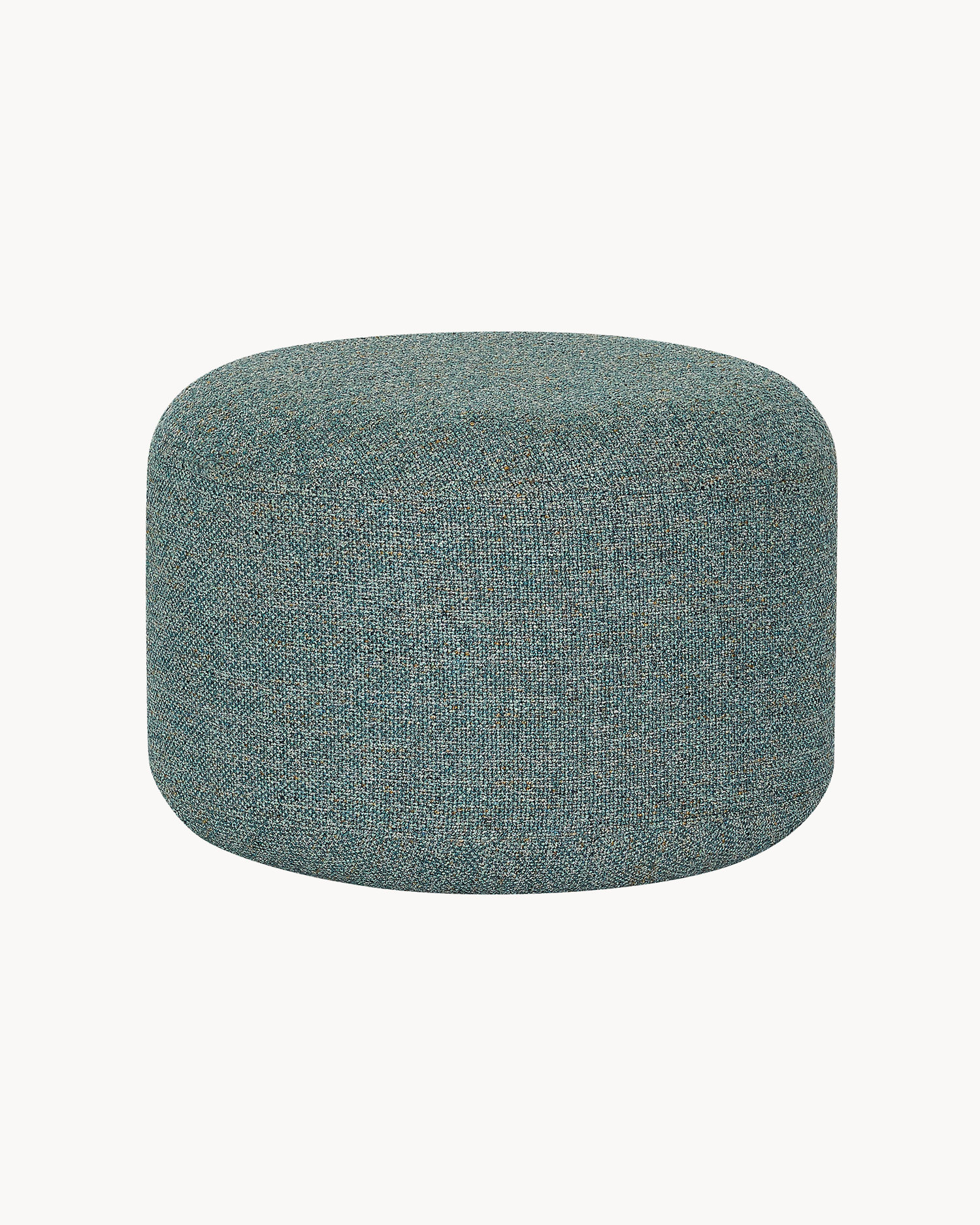 Pouf imbottito Marshmellow, grigio scuro