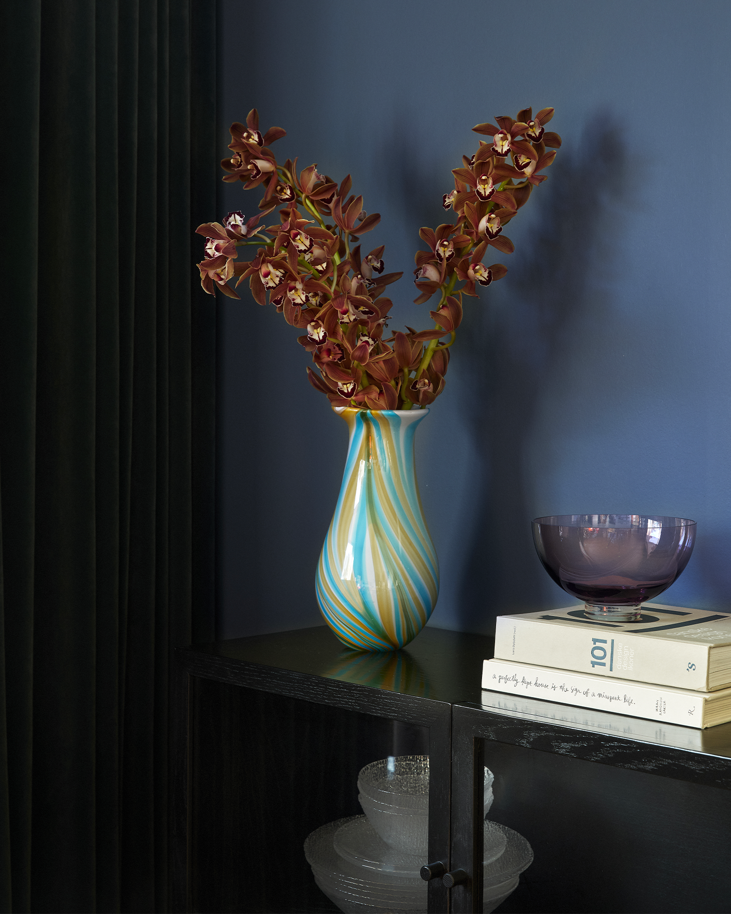 Set 3 bowl in vetro realizzate a mano Radiant