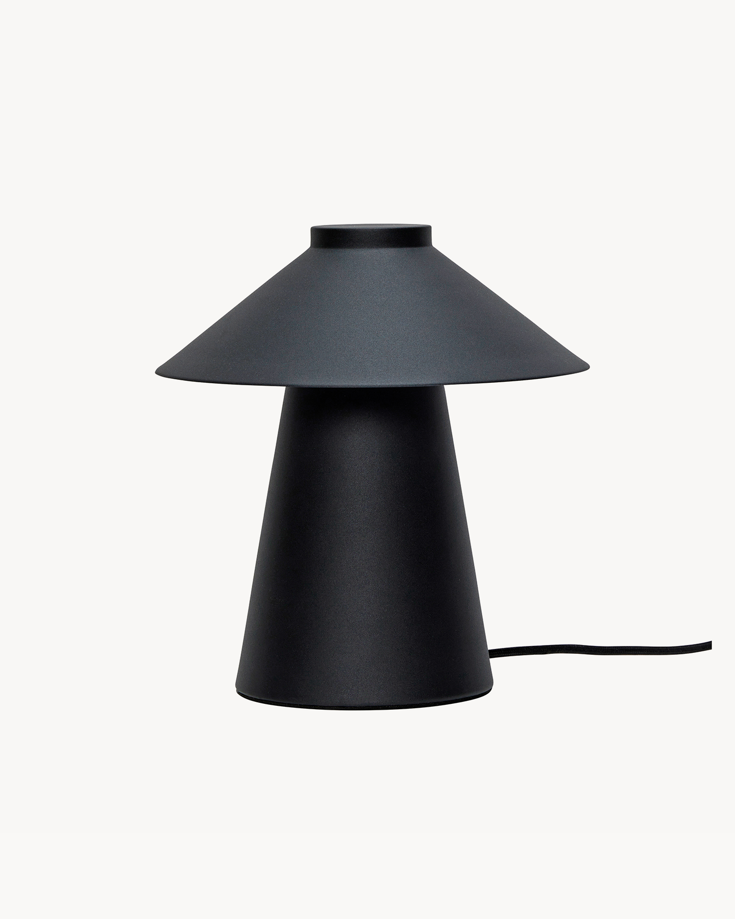 Lampada da tavolo Chipper, nera