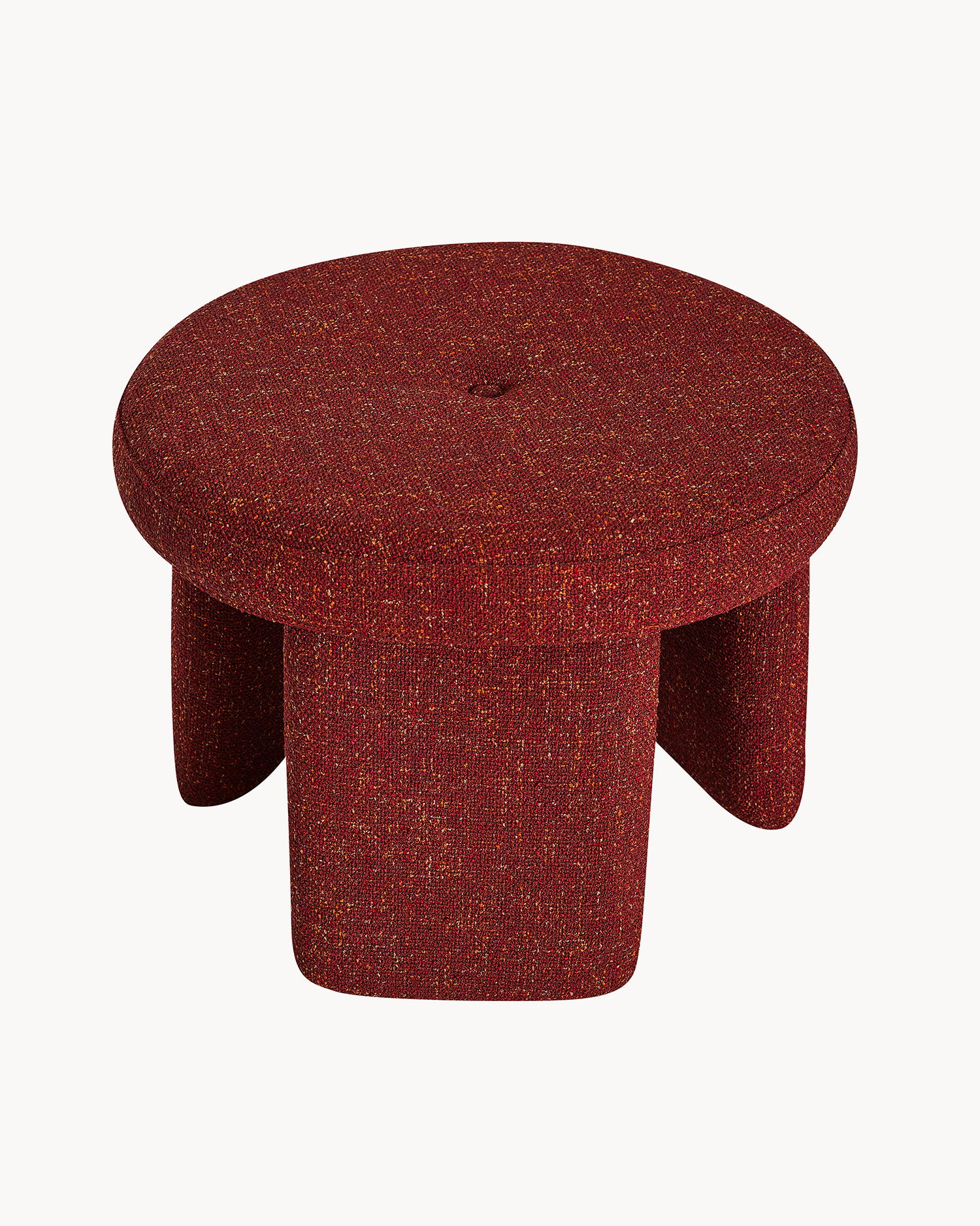 Pouf imbottico Rocco, rosso