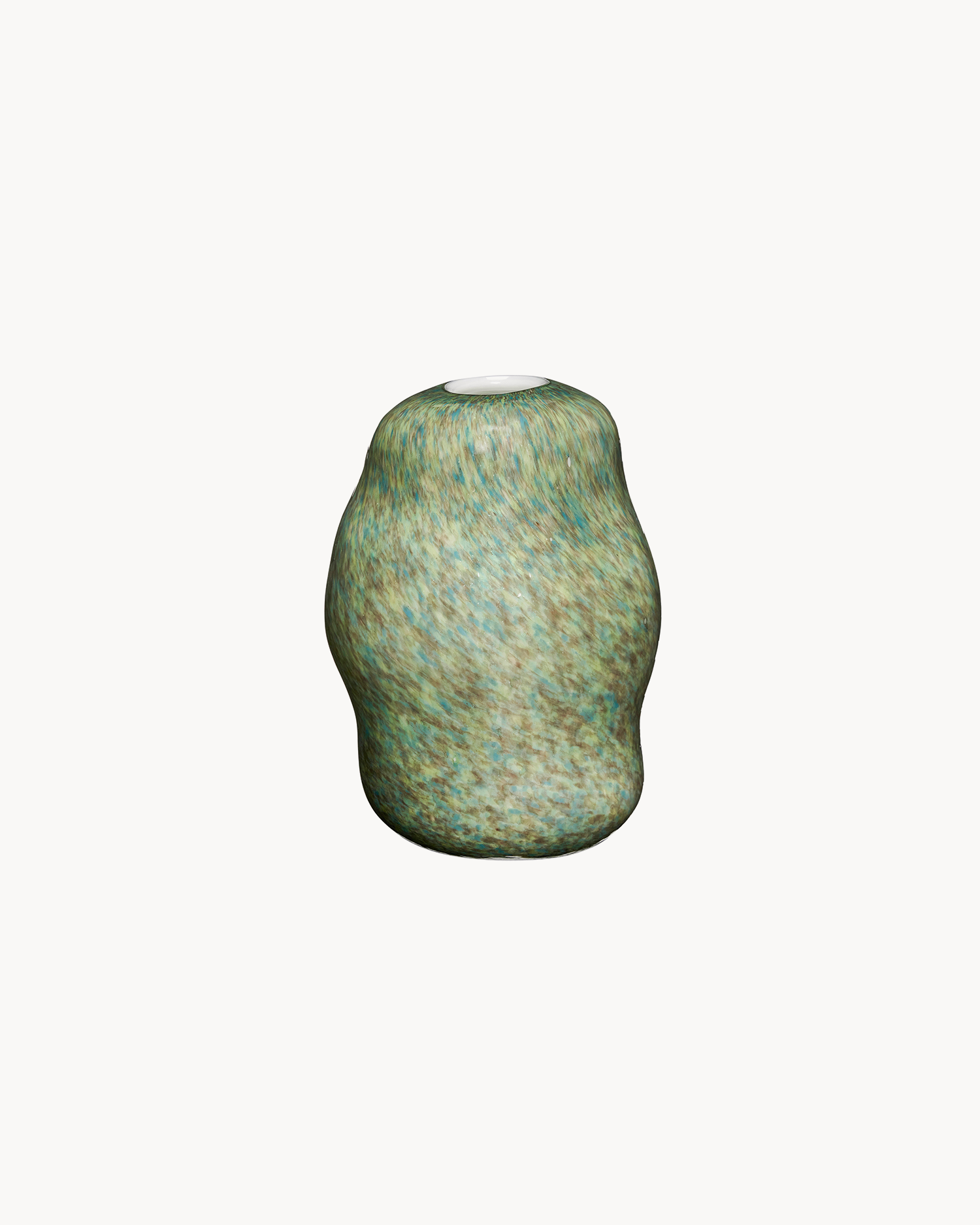 Vaso in vetro dalla forma organica Miro, verde