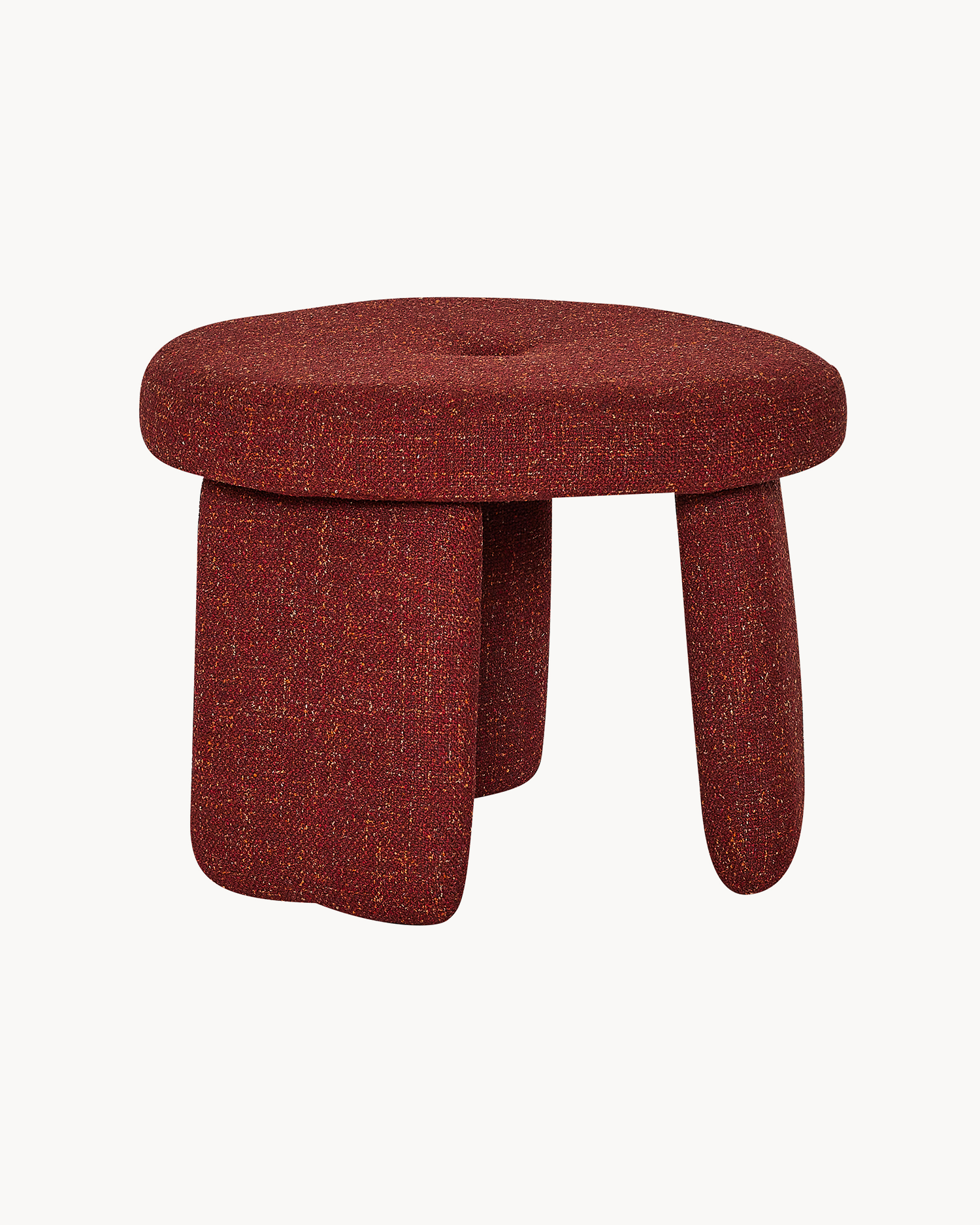 Pouf imbottico Rocco, rosso