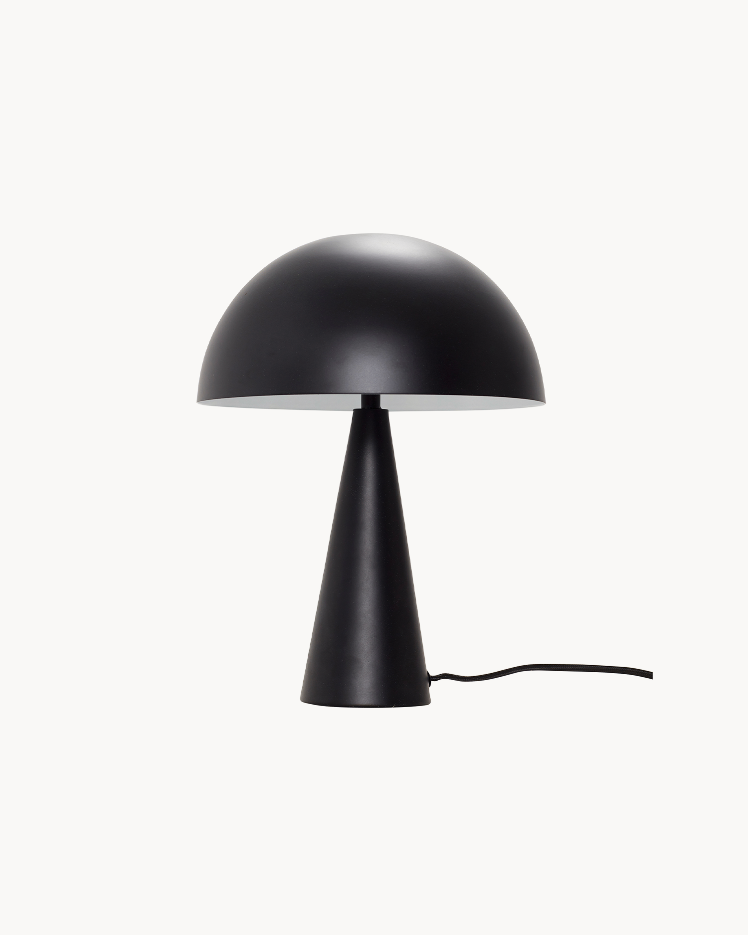 Lampada da tavolo Mush Mini, nera