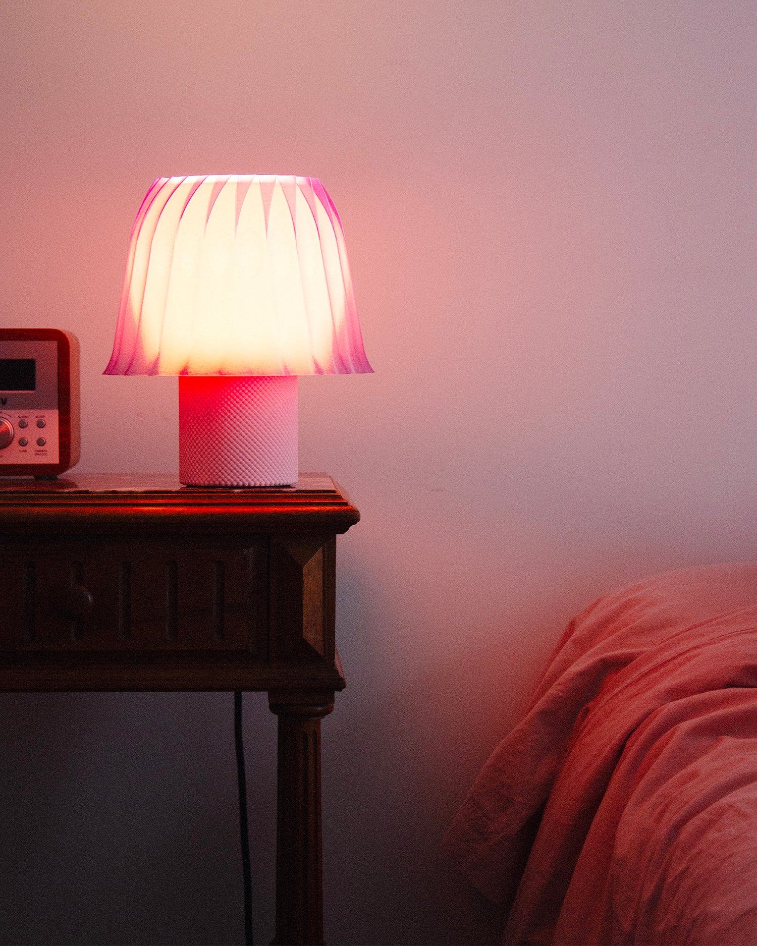 Lampada da tavolo stampata in 3D Ceno