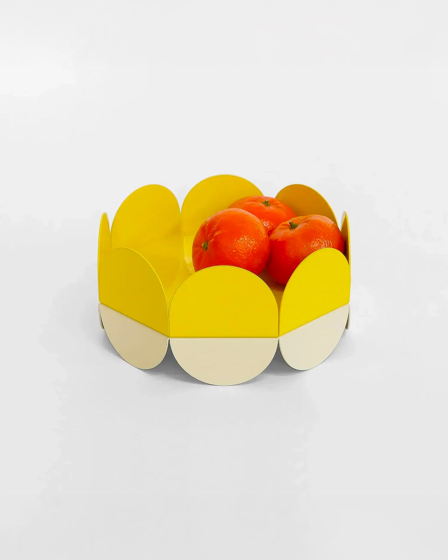 Portafrutta in metallo fatto a mano Wave