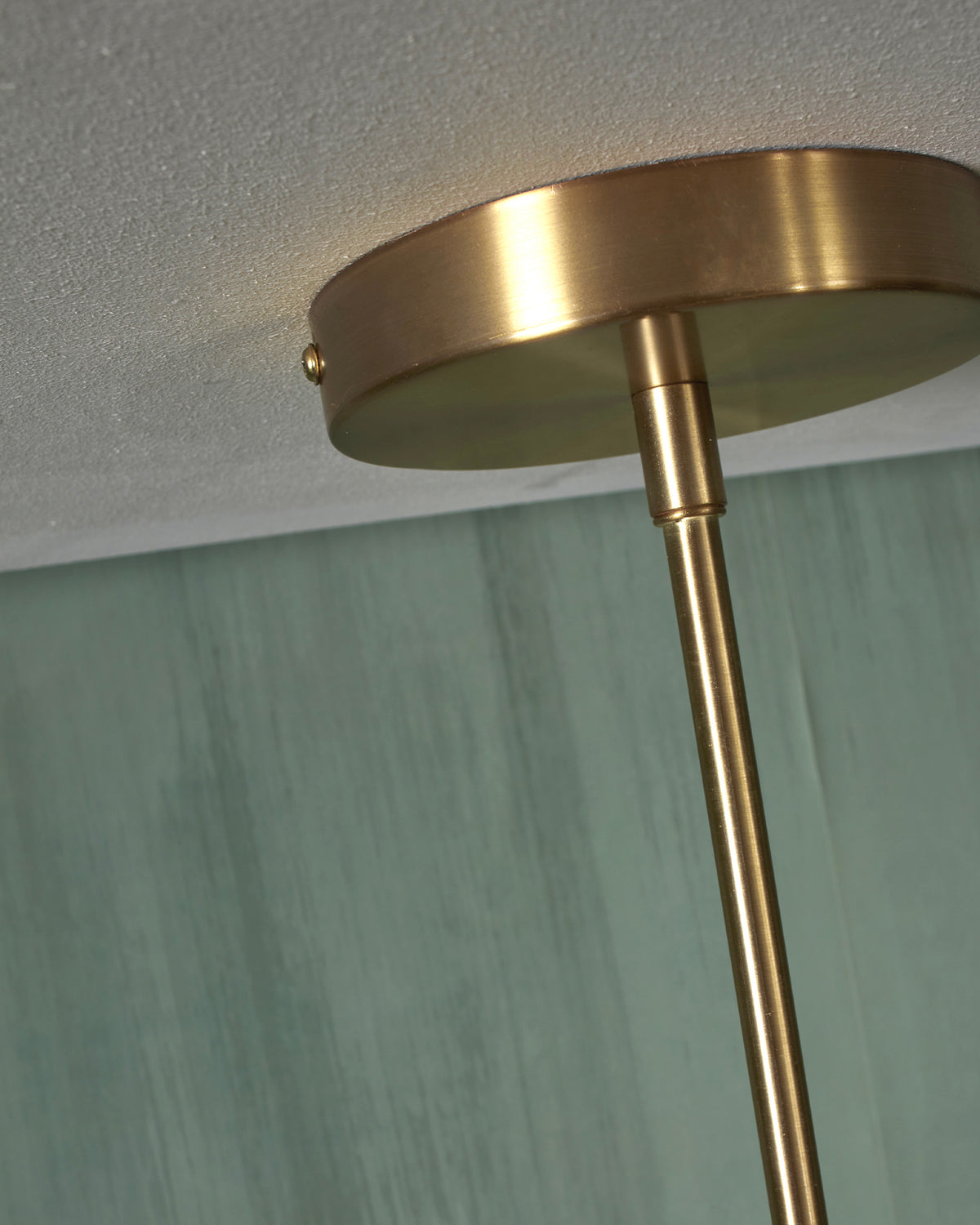 Lampadario a 3 bracci con sfere in vetro Carrara