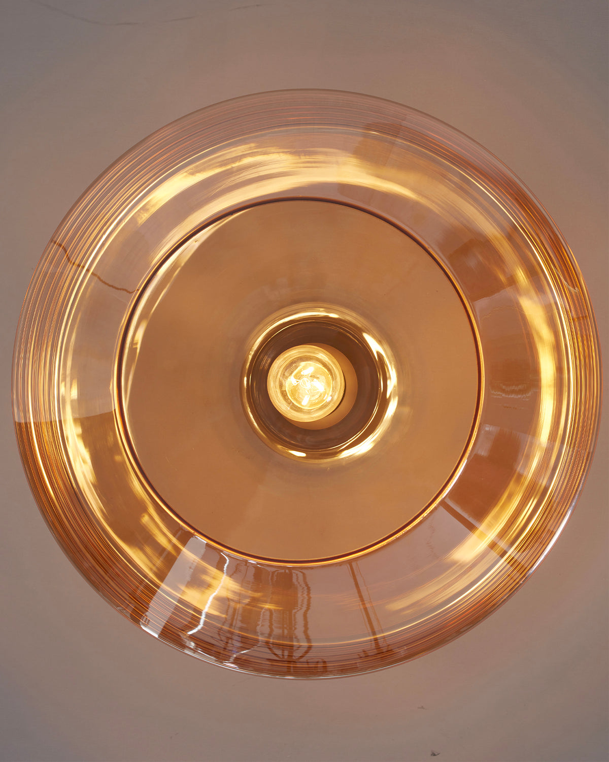 Lampada da soffitto in vetro rigato Verona
