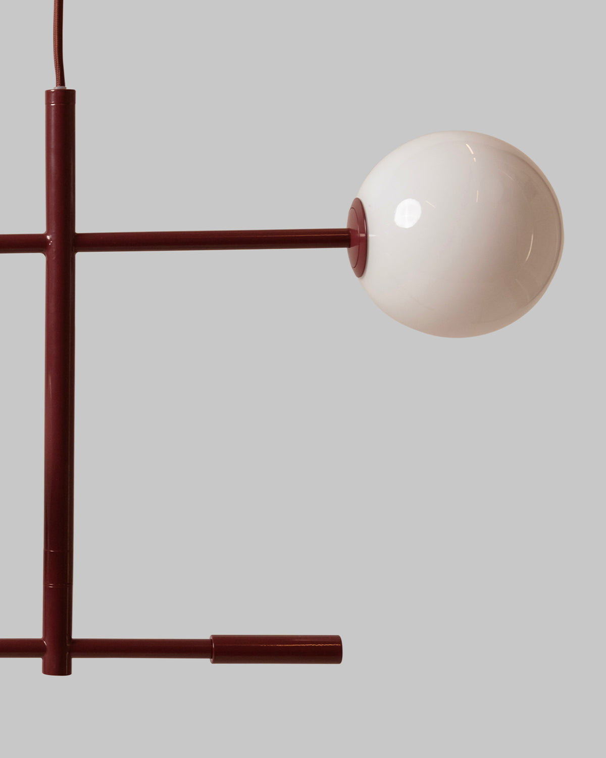 Lampada a sospensione in metallo e vetro Copenhagen