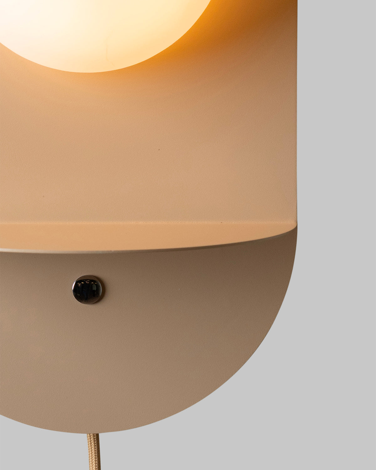Lampada da parete in metallo e vetro Tokyo